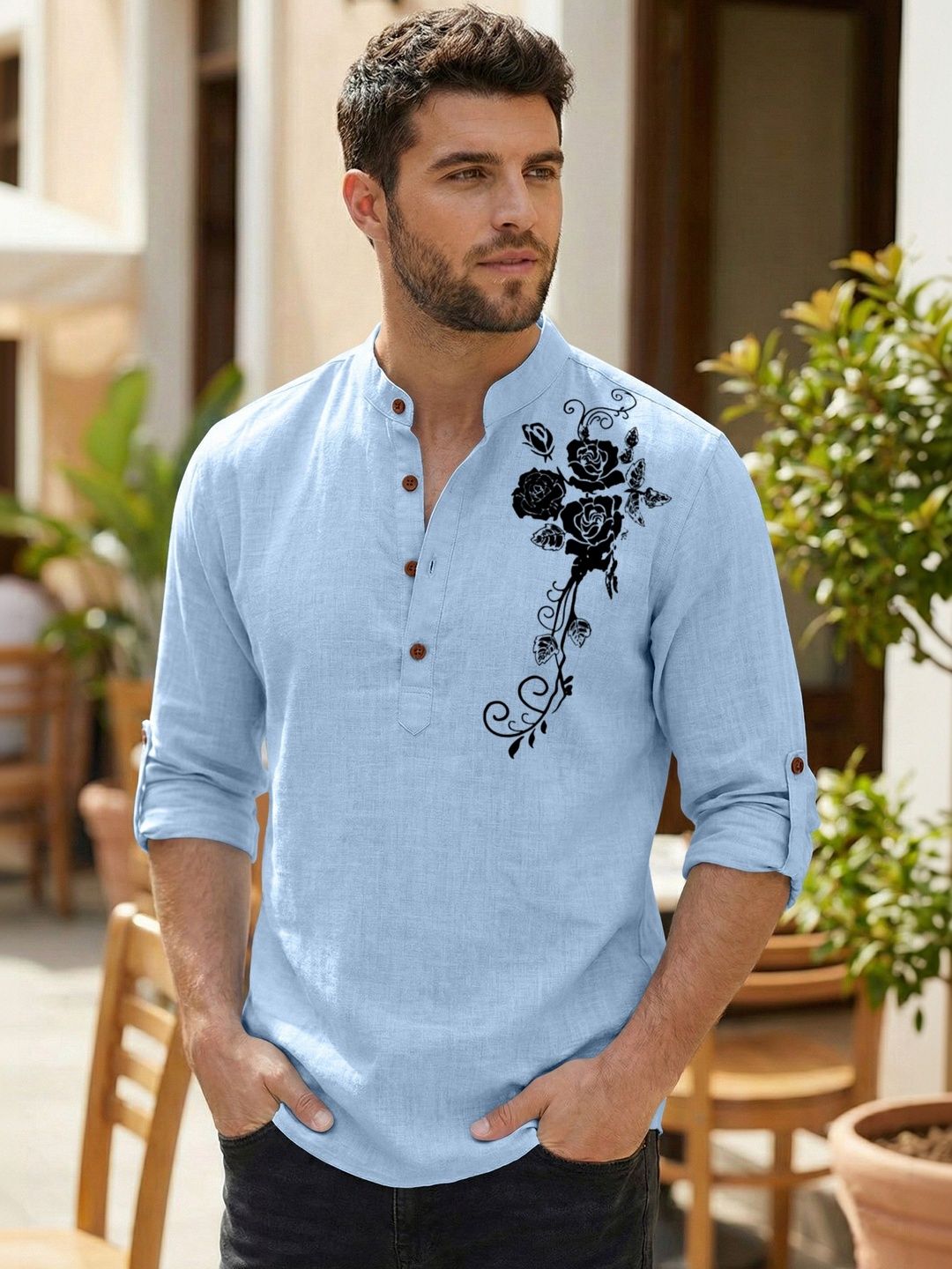 Zombom Men Kurta