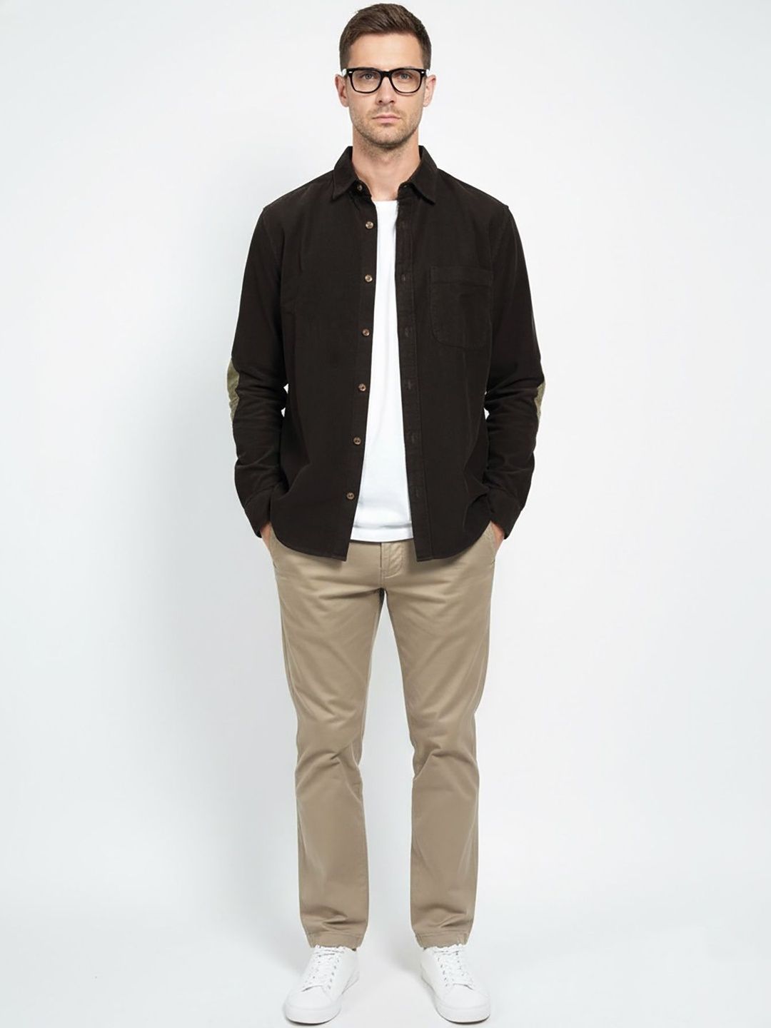 MISCHIEF MONKEY Men Classic Casual Shirt