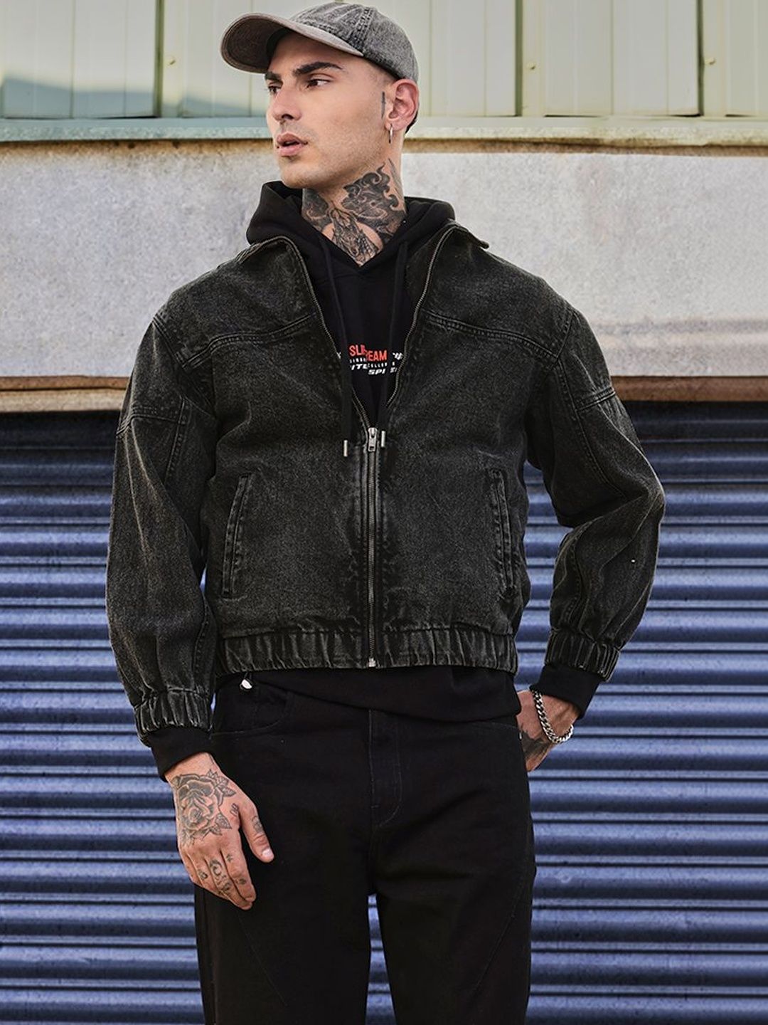 Snitch Black Washed Jacket