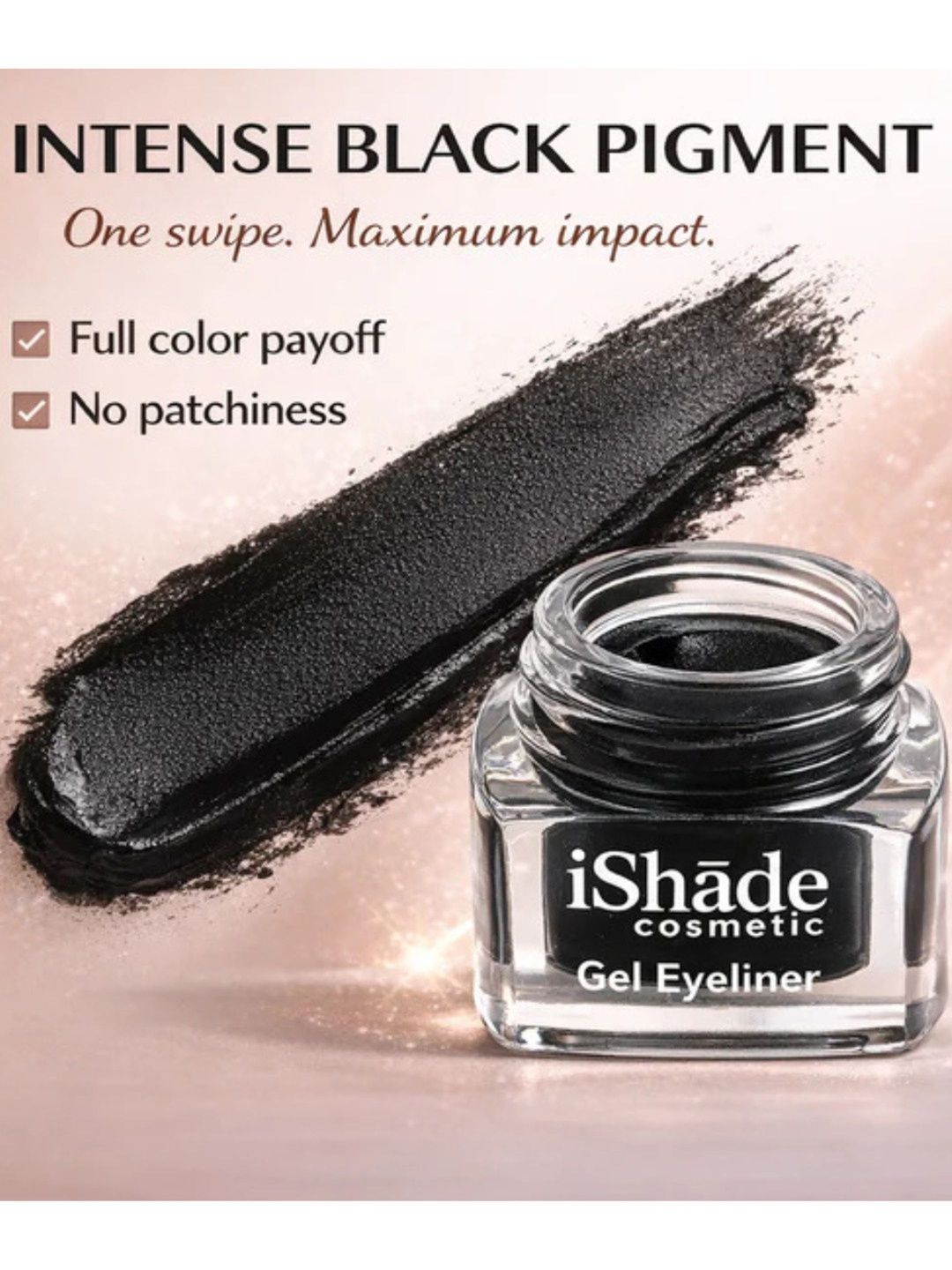 iShade Cosmetic Pot Gel Eyeliner- Black - 2.5 ml deal from myntra iShade Cosmetic Pot Gel Eyeliner- Black - 2.5 ml deal from myntra