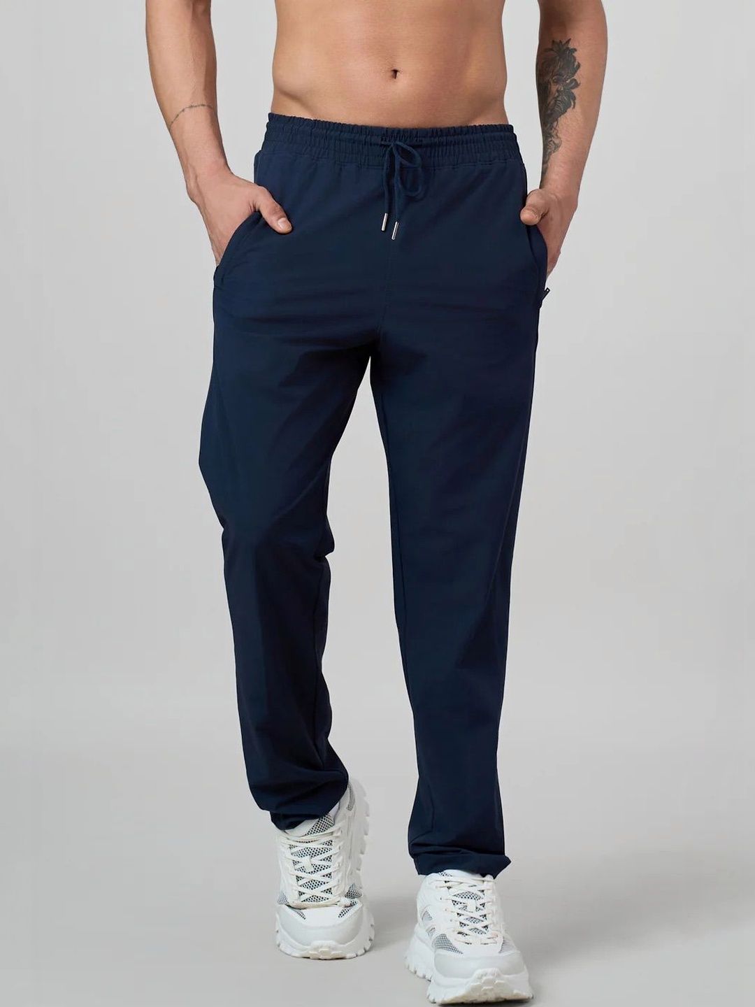 Buy Warewolf Typhoon HowlFlex Straight Fit Navy Track Pant - Track