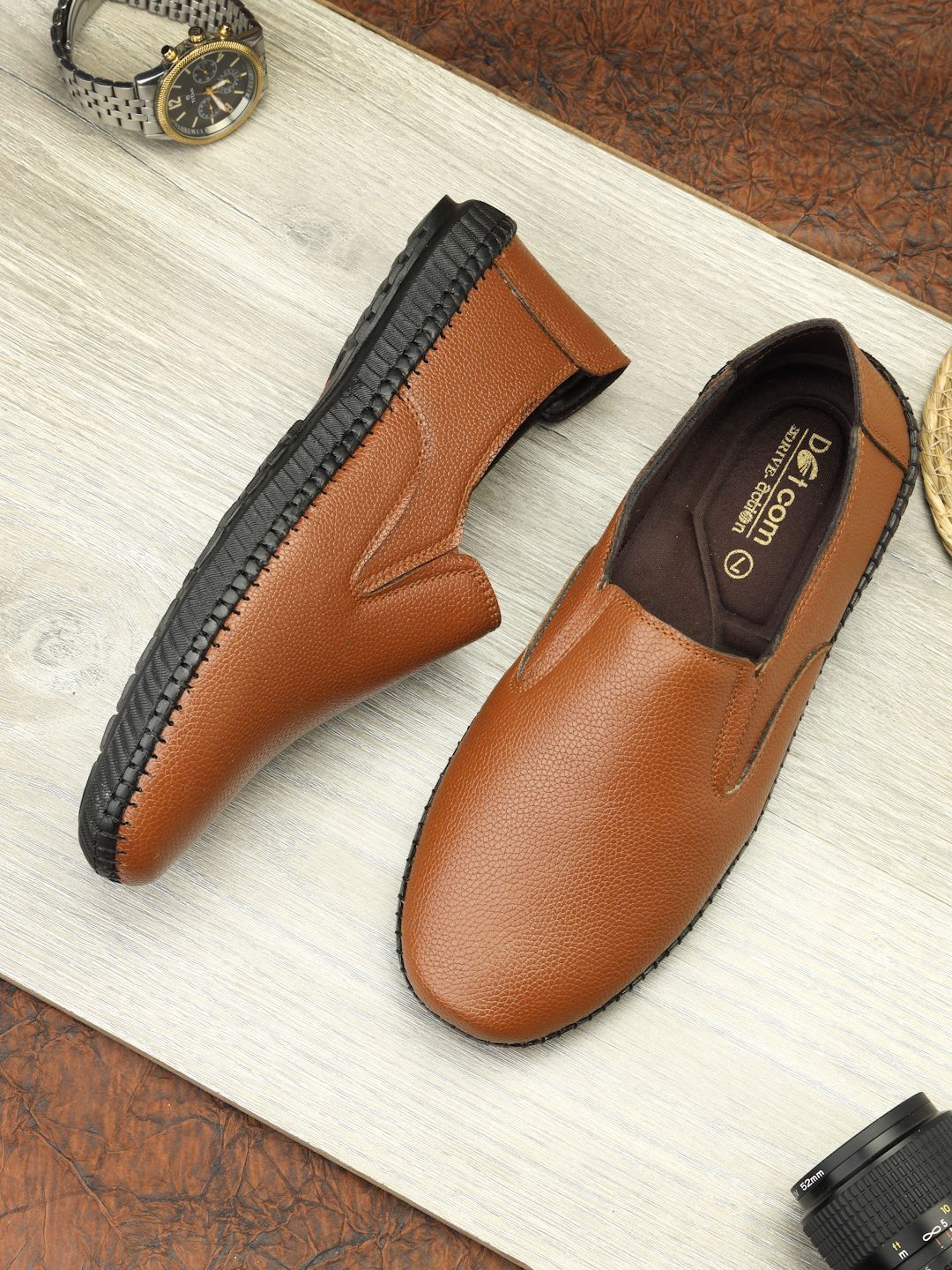Action Men Textured Driving Shoes