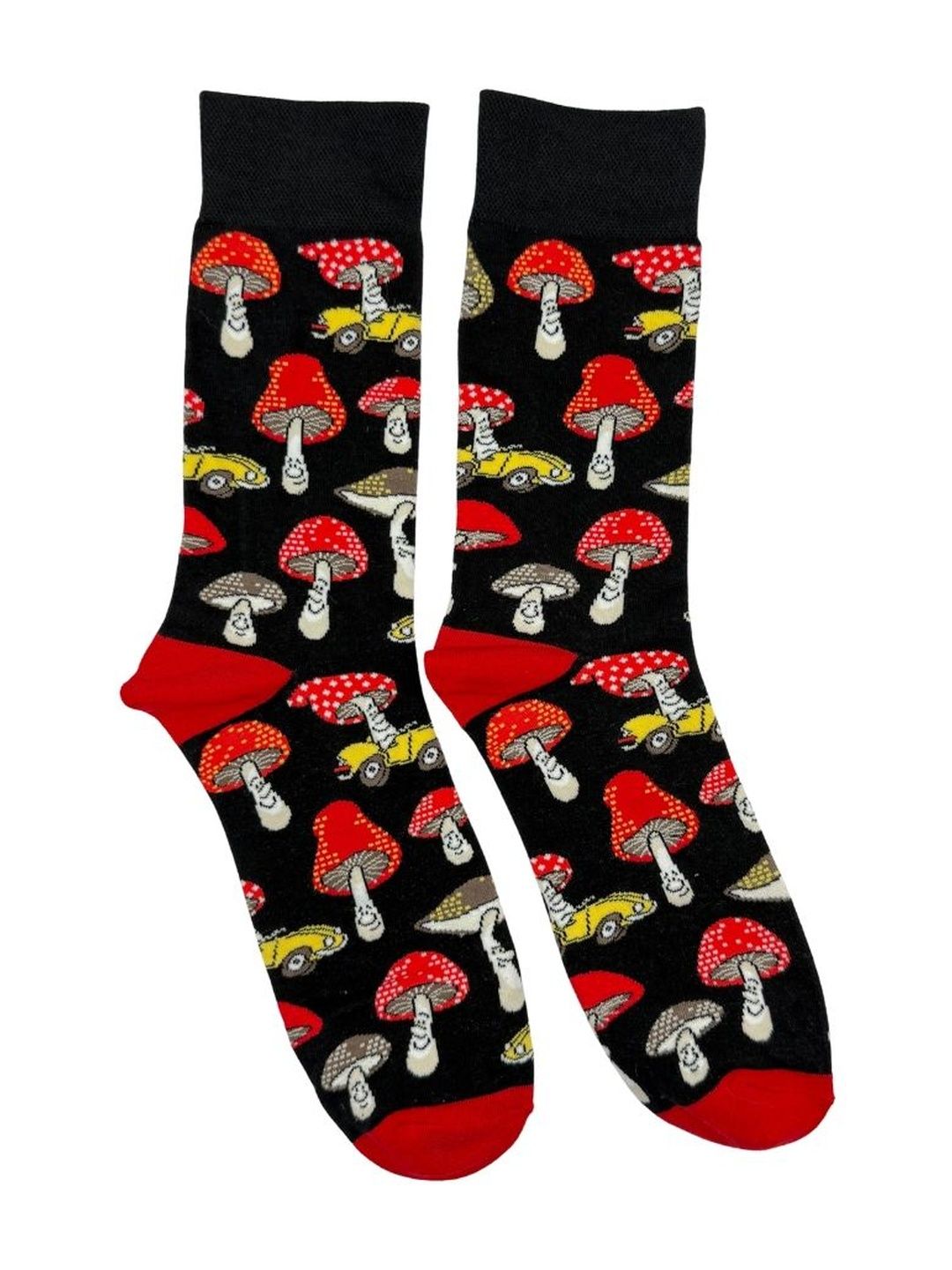 The Tie Hub Unisex Cotton Blend Patterned Calf Length Socks
