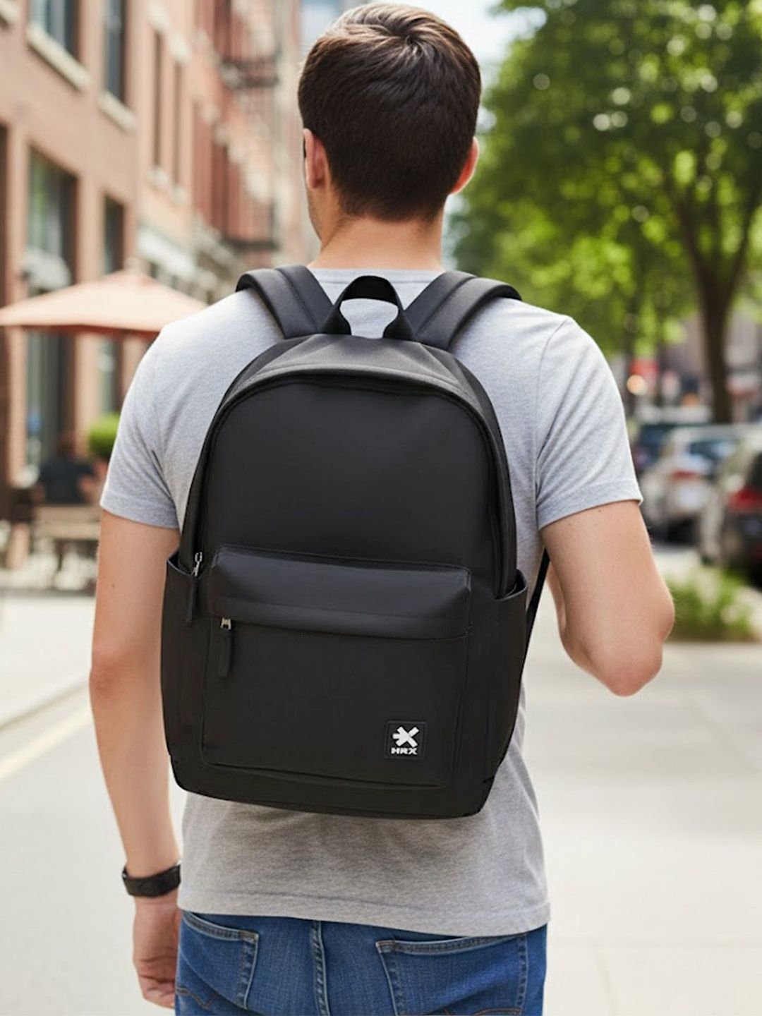 HRX by Hrithik Roshan Unisex Brand Logo Backpack
