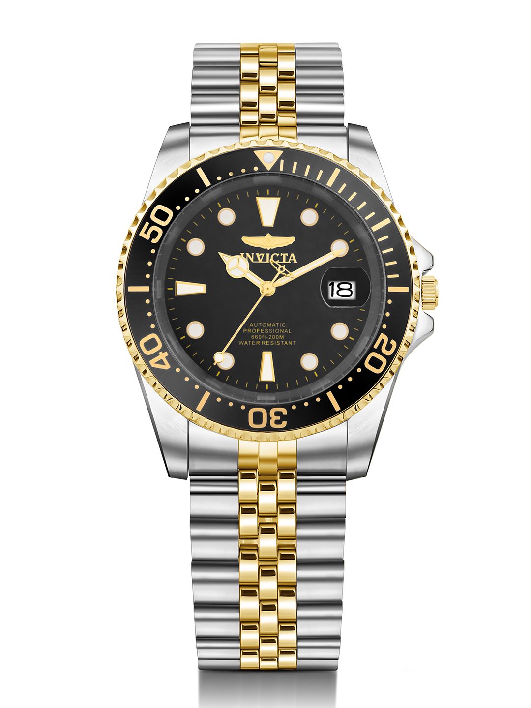 Invicta Invicta Men Pro Diver 200 M Automatic Black Dial Analog Watch - 30094