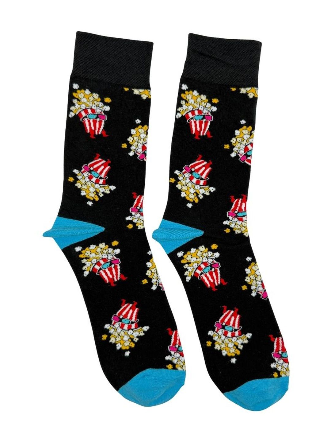 The Tie Hub Unisex Cotton Blend Patterned Calf Length Socks