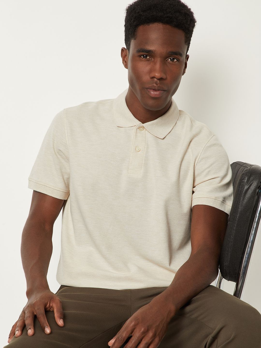 max Men Polo Collar T-shirt