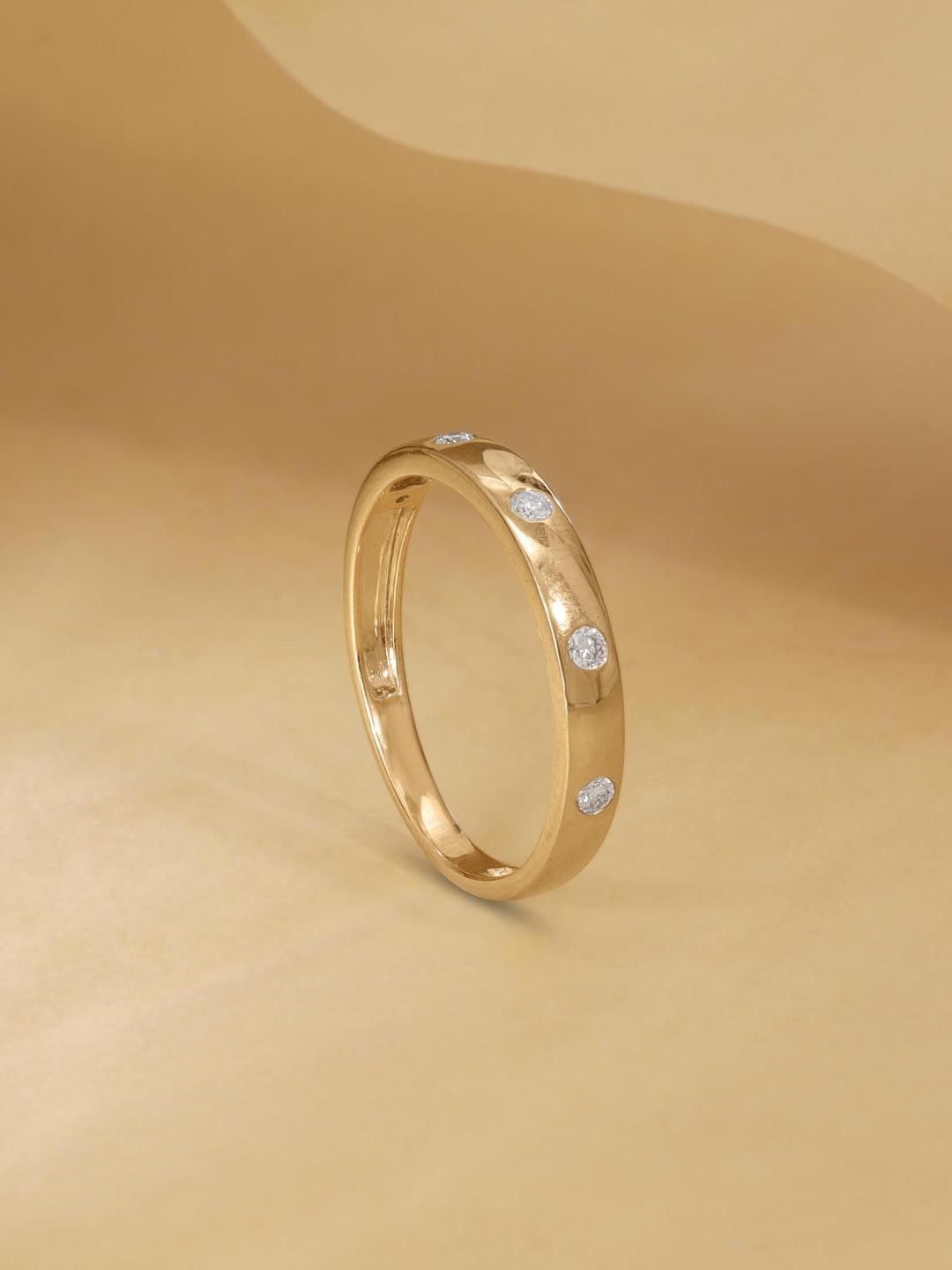 Mia by Tanishq 9 KT Gold Diamond Ring -1.21 g