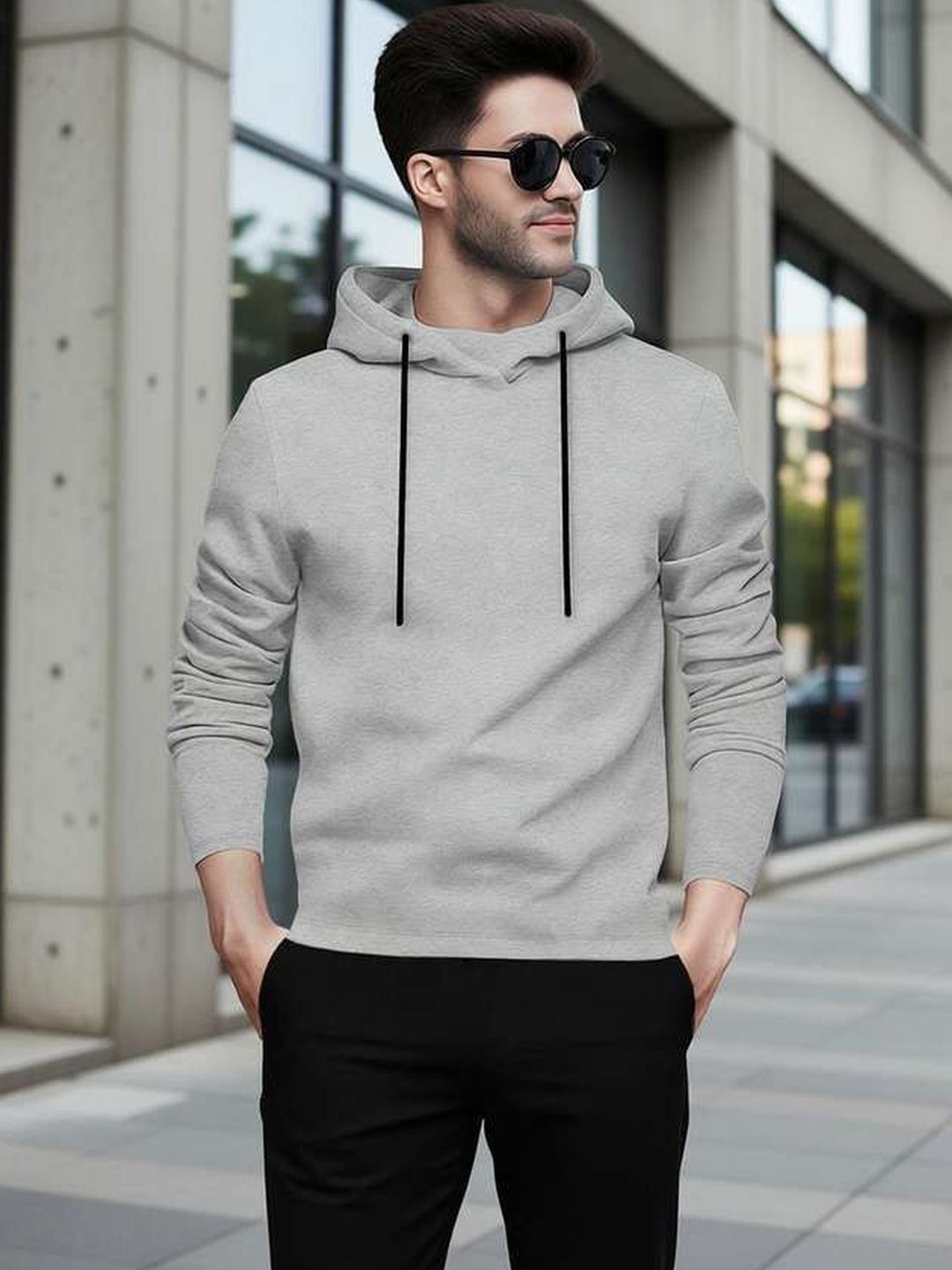 BLIVE Men Hooded T-shirt