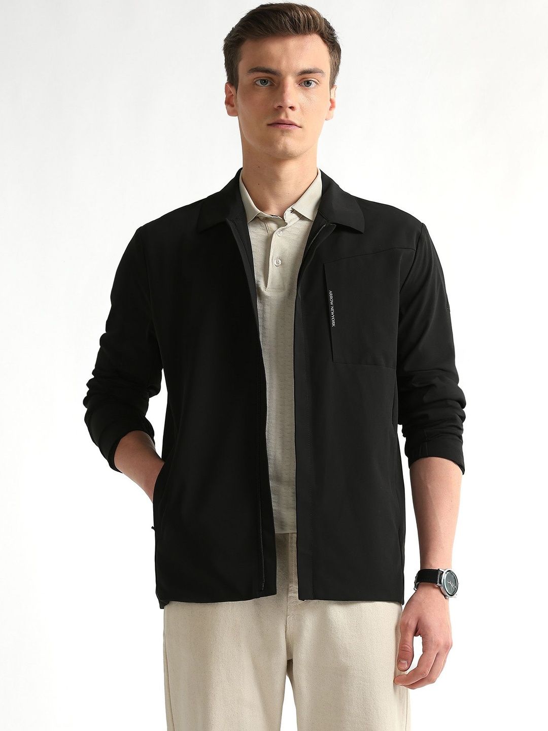 Arrow New York Men Lightweight Woven Jacket