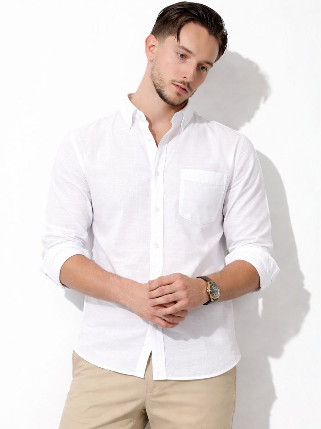 UNIQSOME Men Standard Casual Shirt