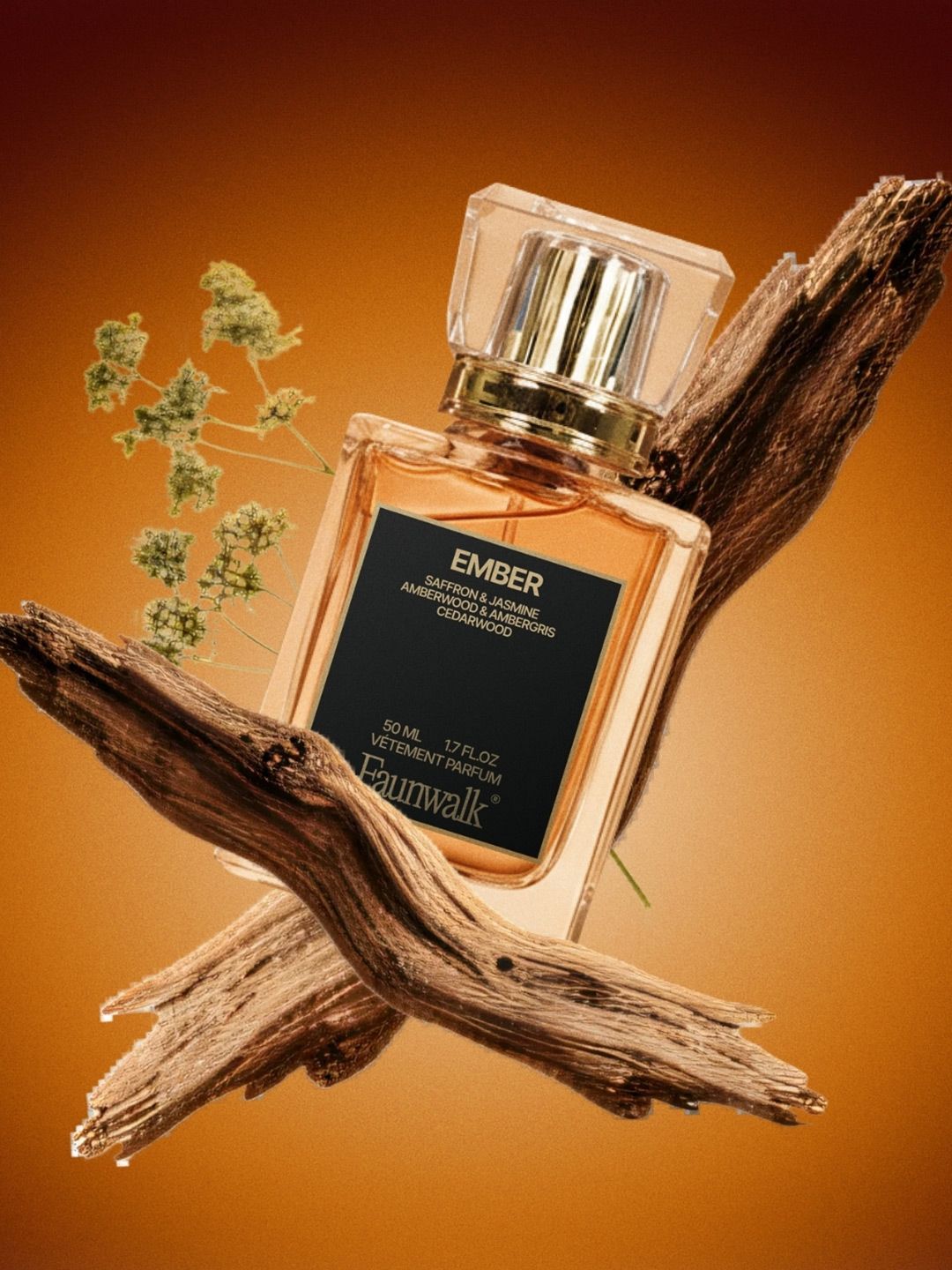 FAUN WALK Rogue Ember Long Lasting Perfume - 50ml