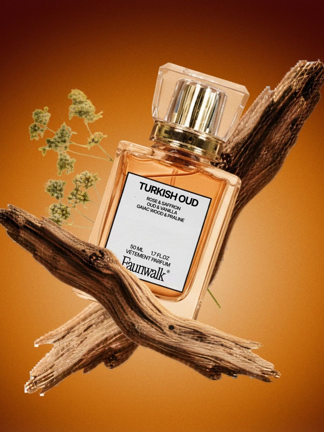 FAUN WALK Turkish Oud Long Lasting Eau De Parfum - 50 ml