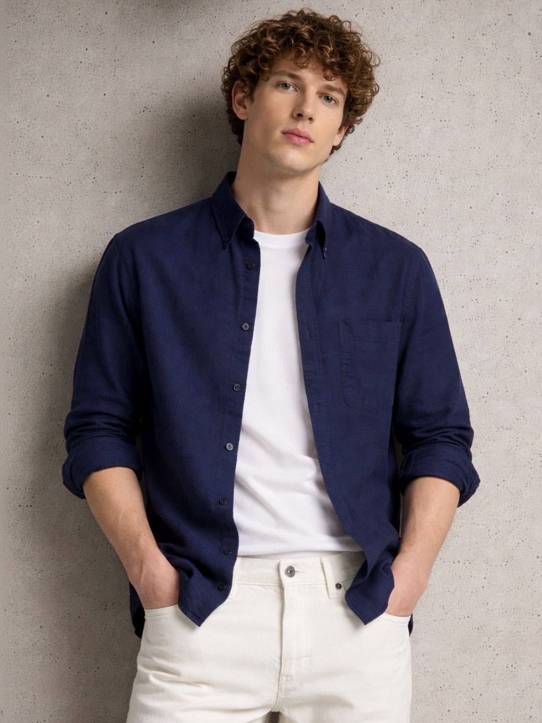 UNIQSOME Men Standard Casual Shirt