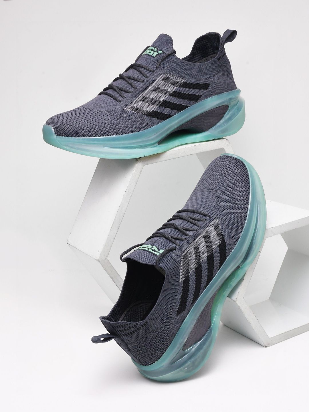 RGY Men Mesh Running Non-Marking Shoes