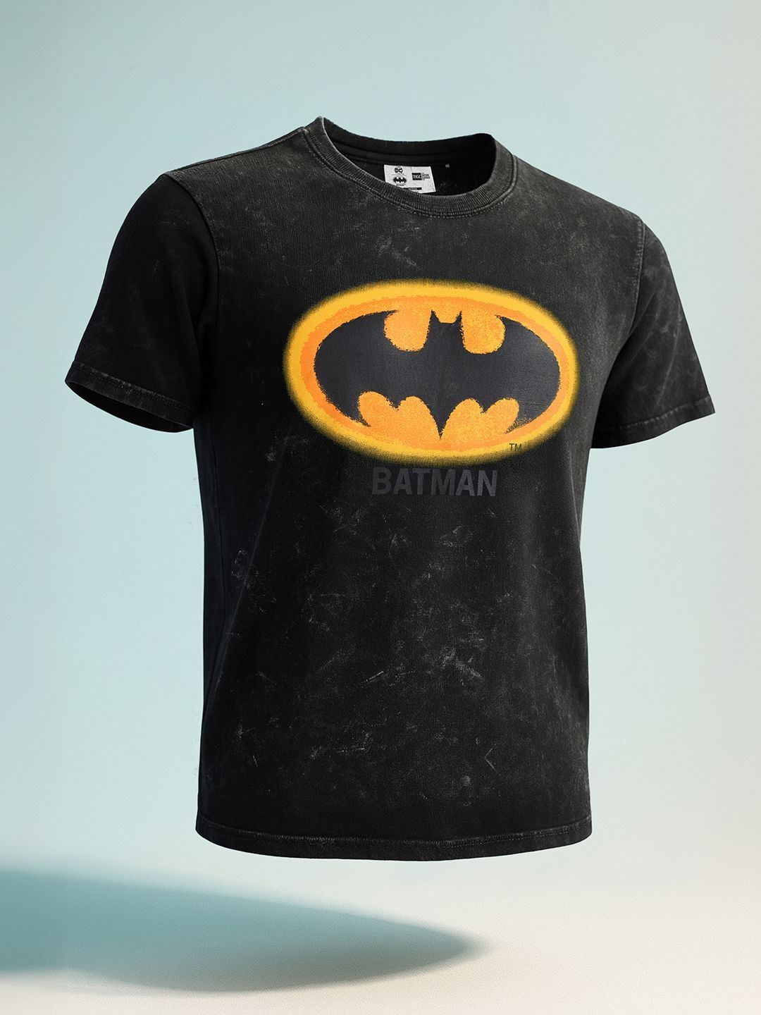 The Indian Garage Co Men Batman Printed Boxy T-shirt