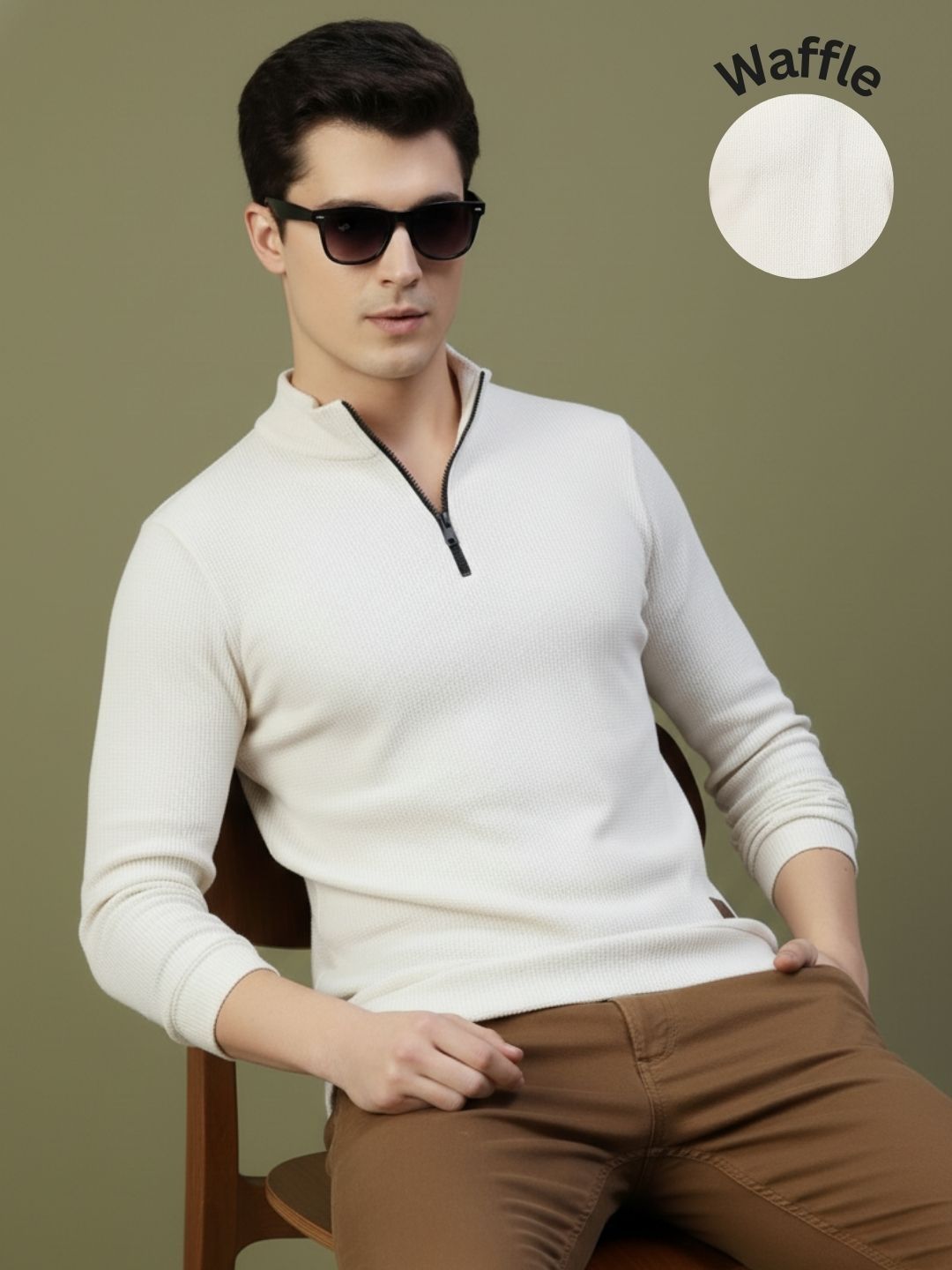 Rigo Men Henley Neck Slim Fit T-shirt