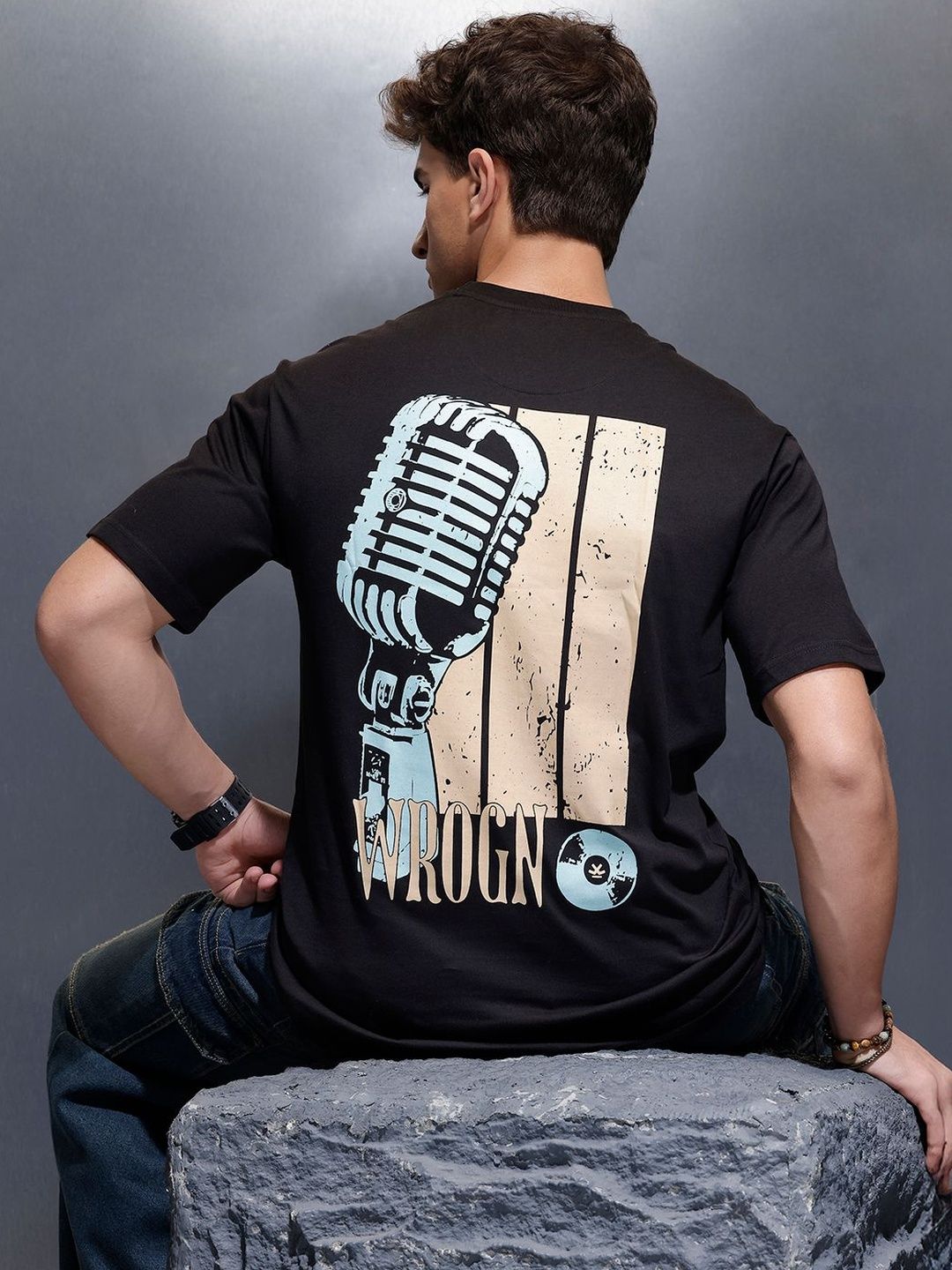 WROGN Men Printed T-shirt