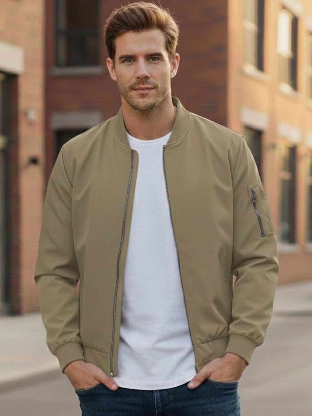 MIA FASHION Men Windcheater Bomber Jacket