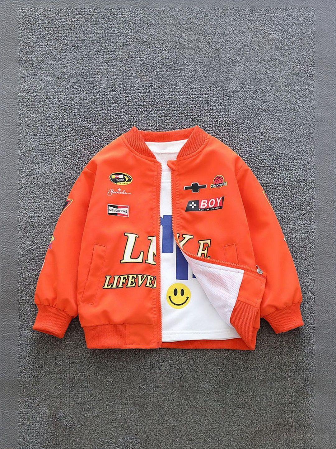 FOREVER FRIDAY Boys Bomber Jacket deal from myntra
