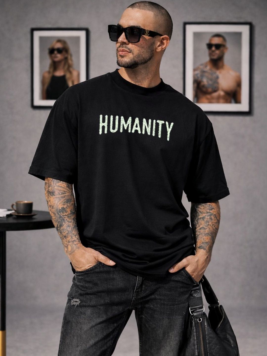 Para Hills Men Typography Printed T-shirt
