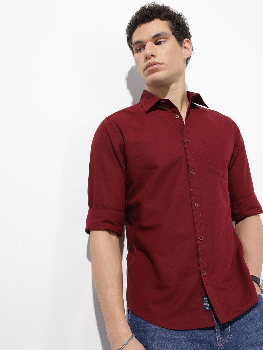 The Roadster Life Co. Cotton-Linen Casual Shirt