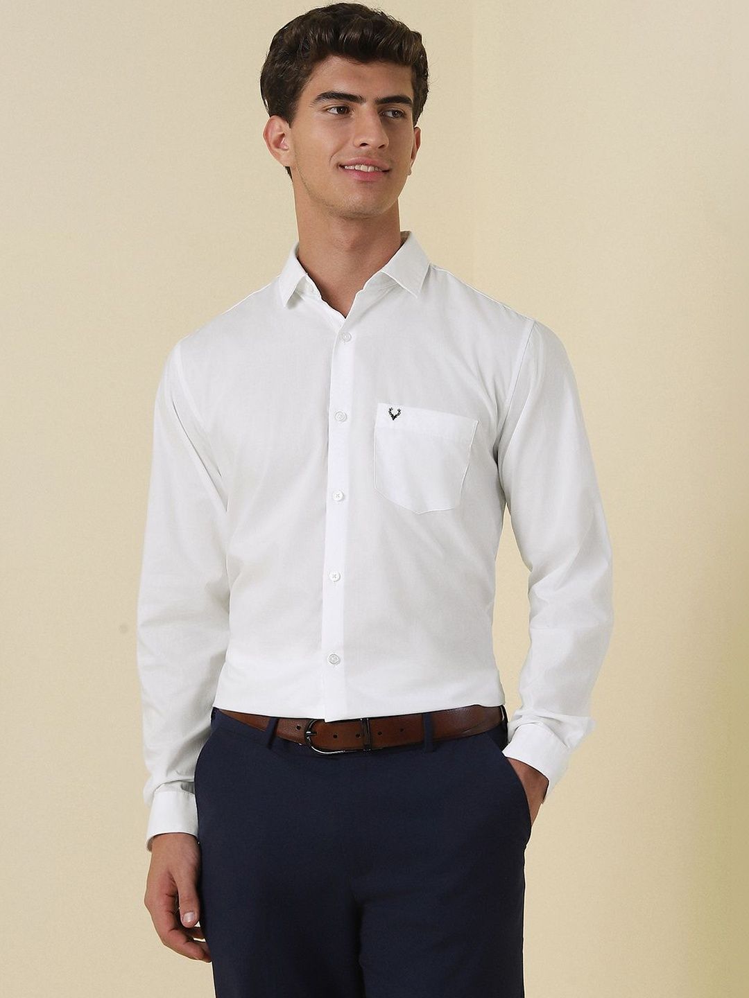 Allen Solly Men Slim Fit Casual Shirt