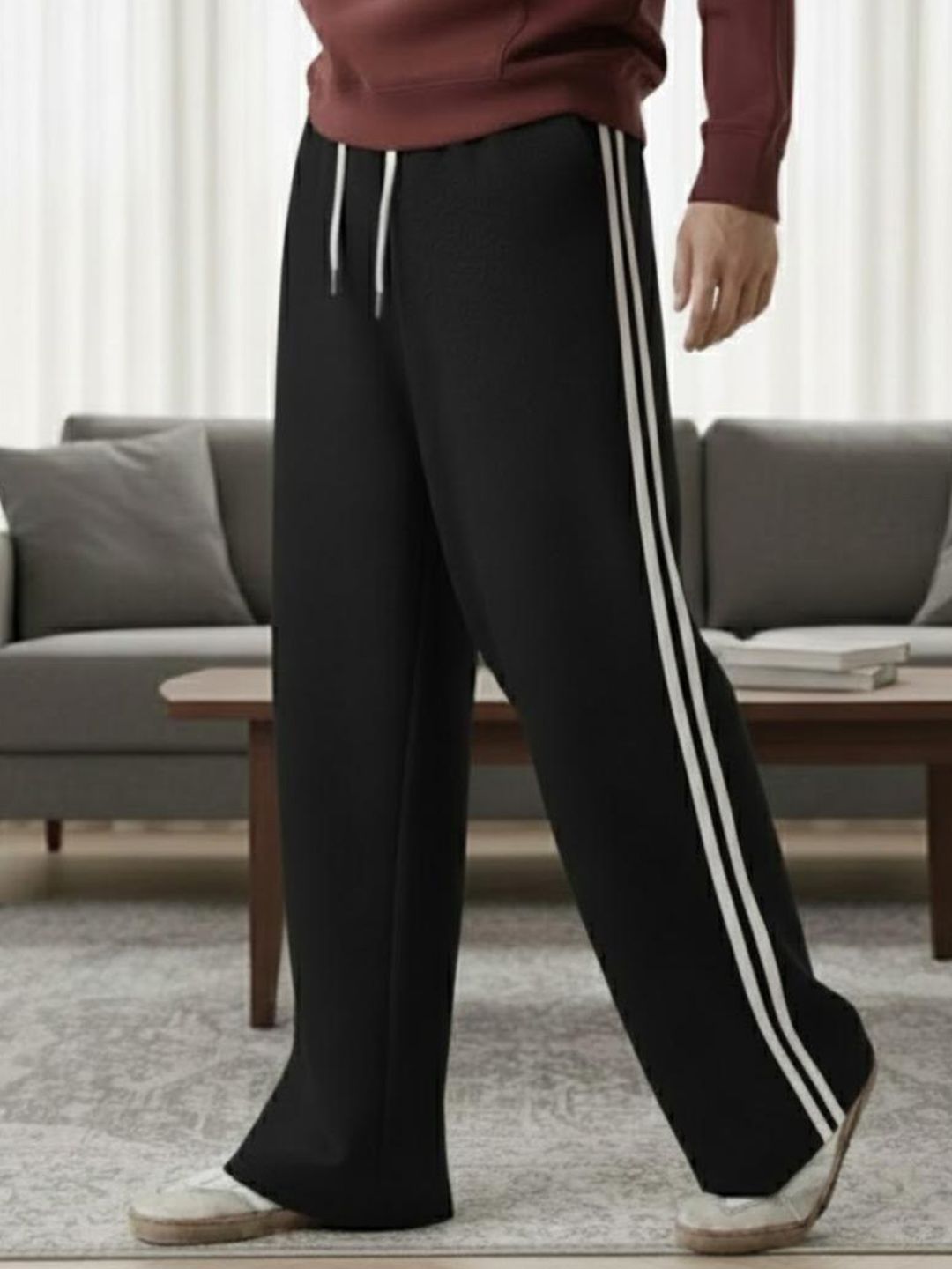 dockstreet Men Pure Cotton Relaxed Fit  Track Pants