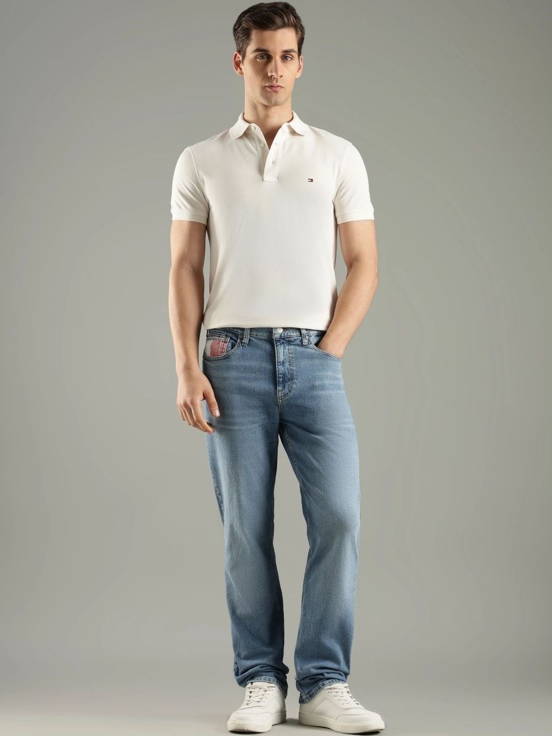 Slim Fit Mid-Rise Jeans