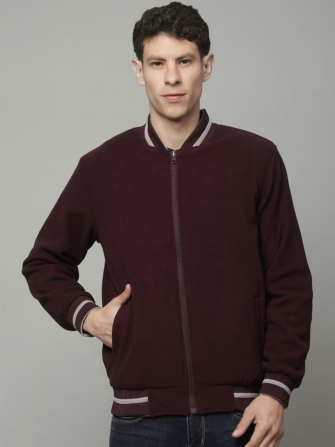 Cantabil Men Lightweight Bomber Jacket