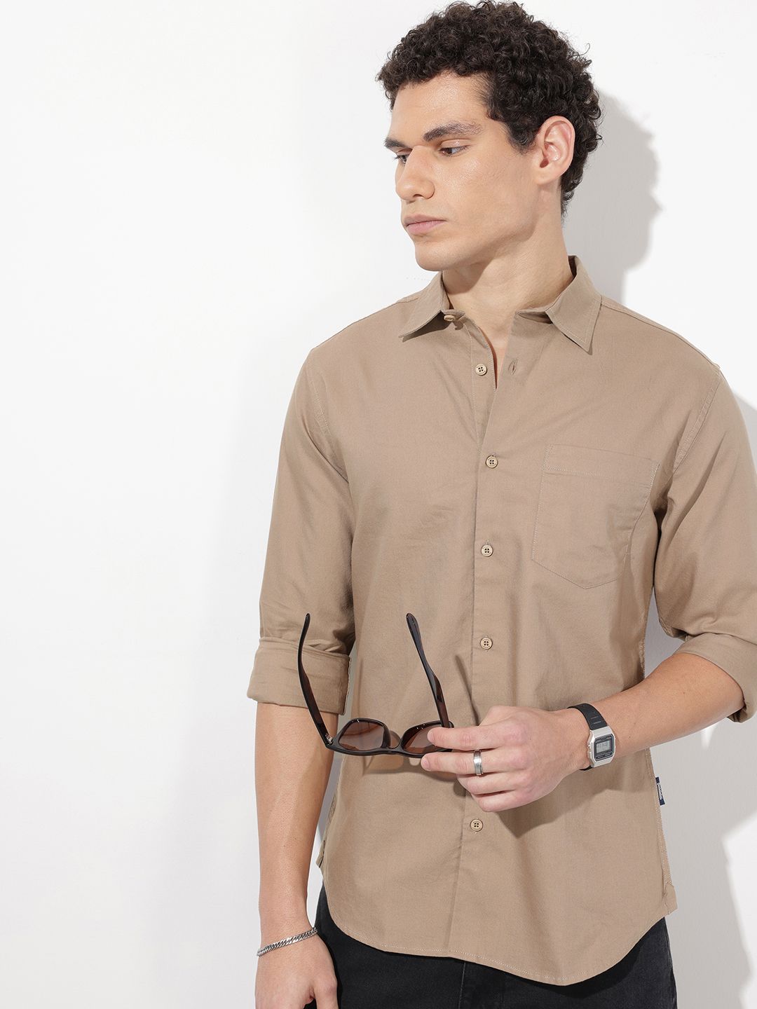 The Roadster Life Co. Pure Cotton Casual Shirt