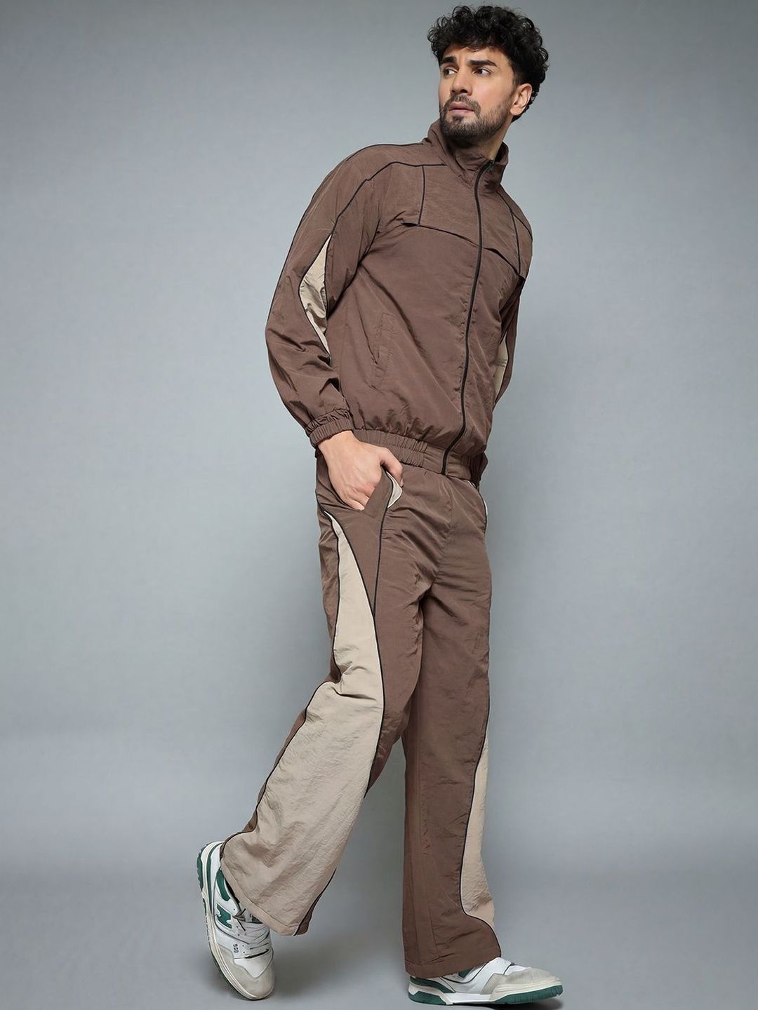 FUGAZEE Colourblocked High-Neck Tracksuits