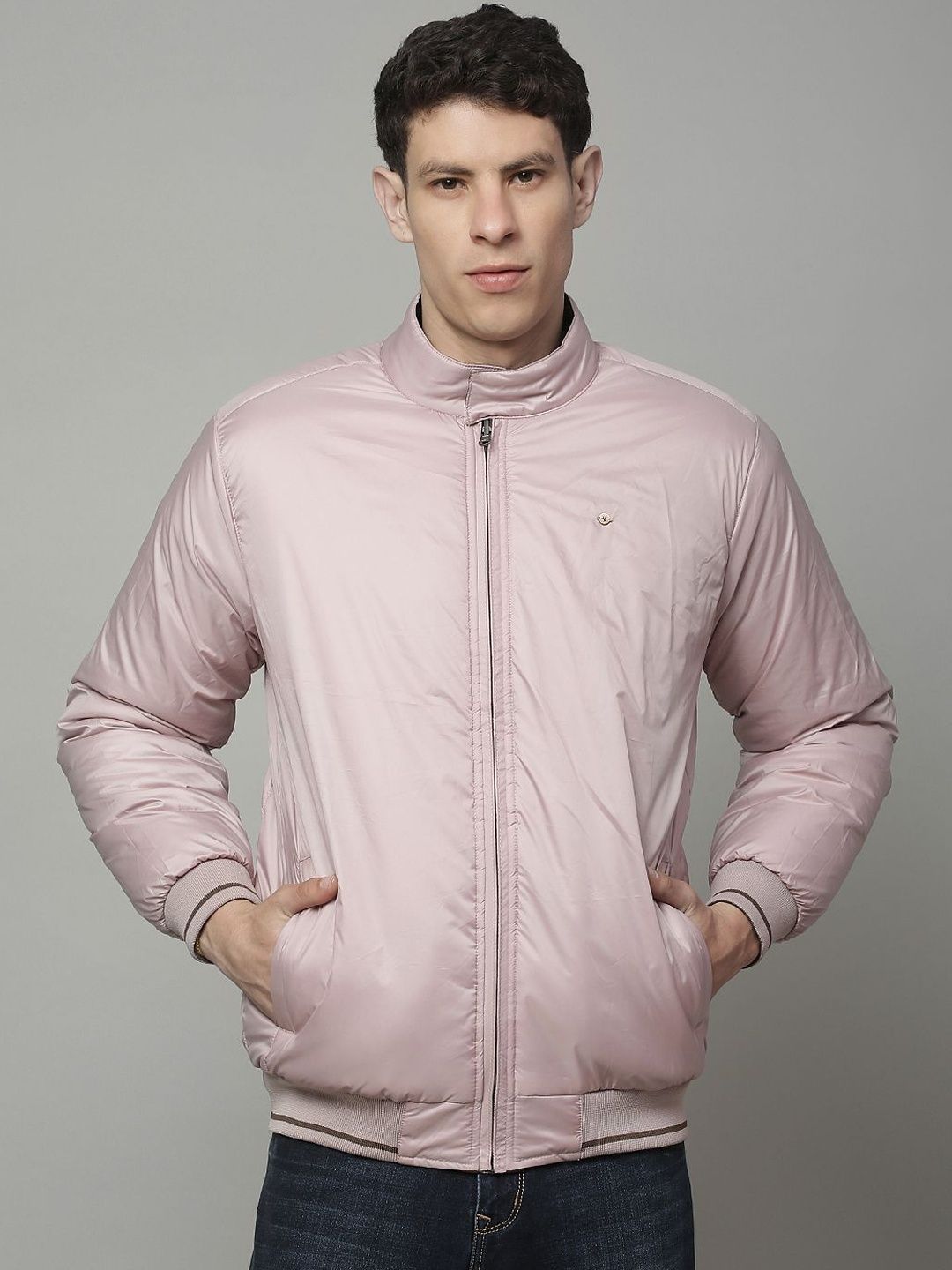 Cantabil Men Reversible Bomber Jacket