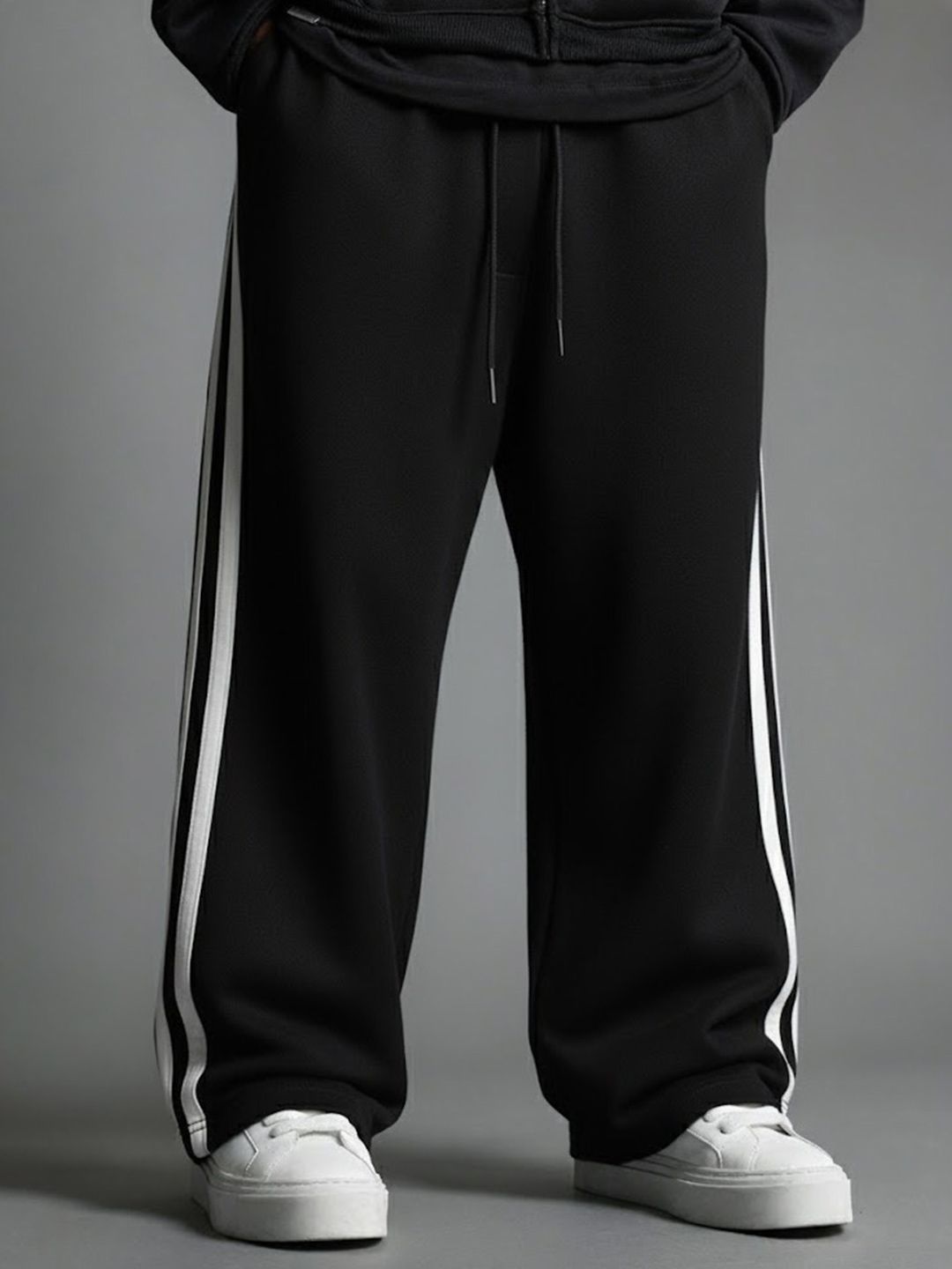 dockstreet Men Pure Cotton Relaxed Fit Track Pants