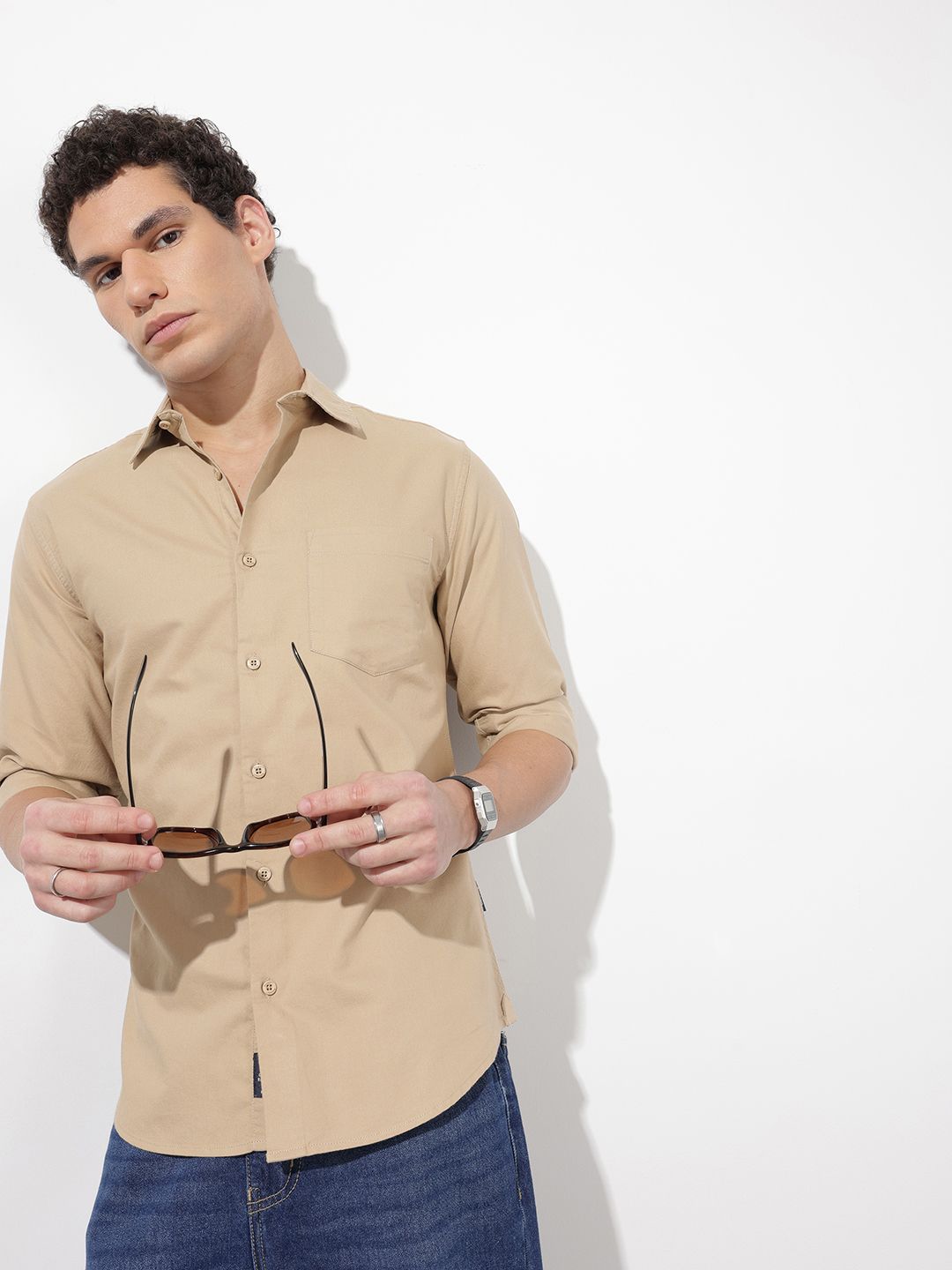 The Roadster Life Co. Pure Cotton Casual Shirt