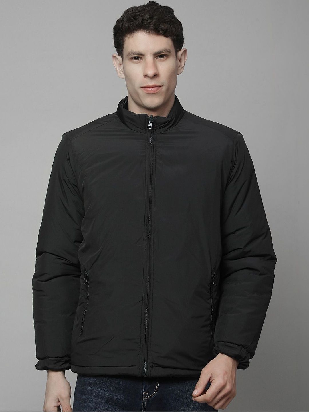 Cantabil Men Reversible Puffer Jacket