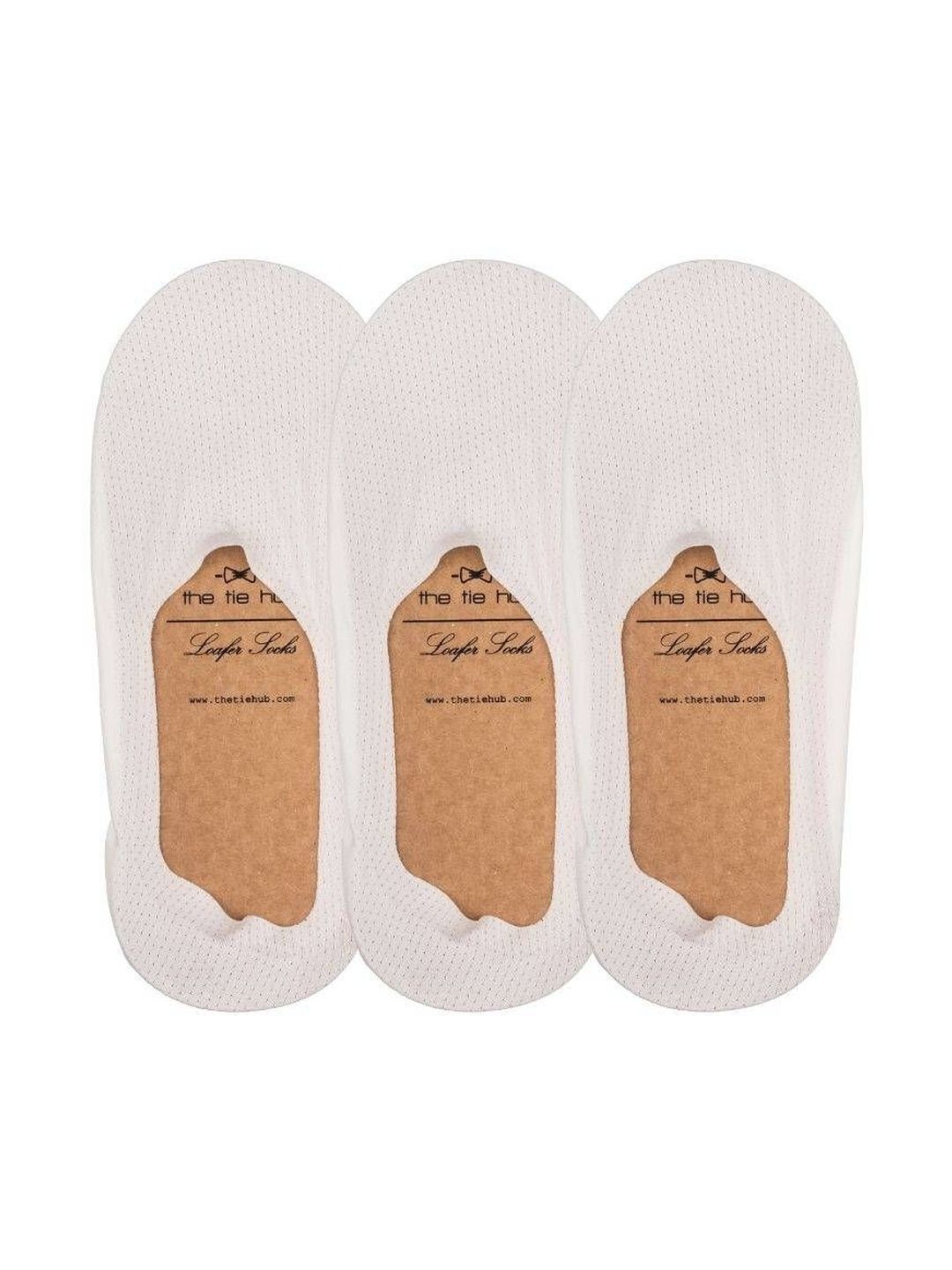 The Tie Hub Men Pack Of 3 Cotton Ankle-Length Socks