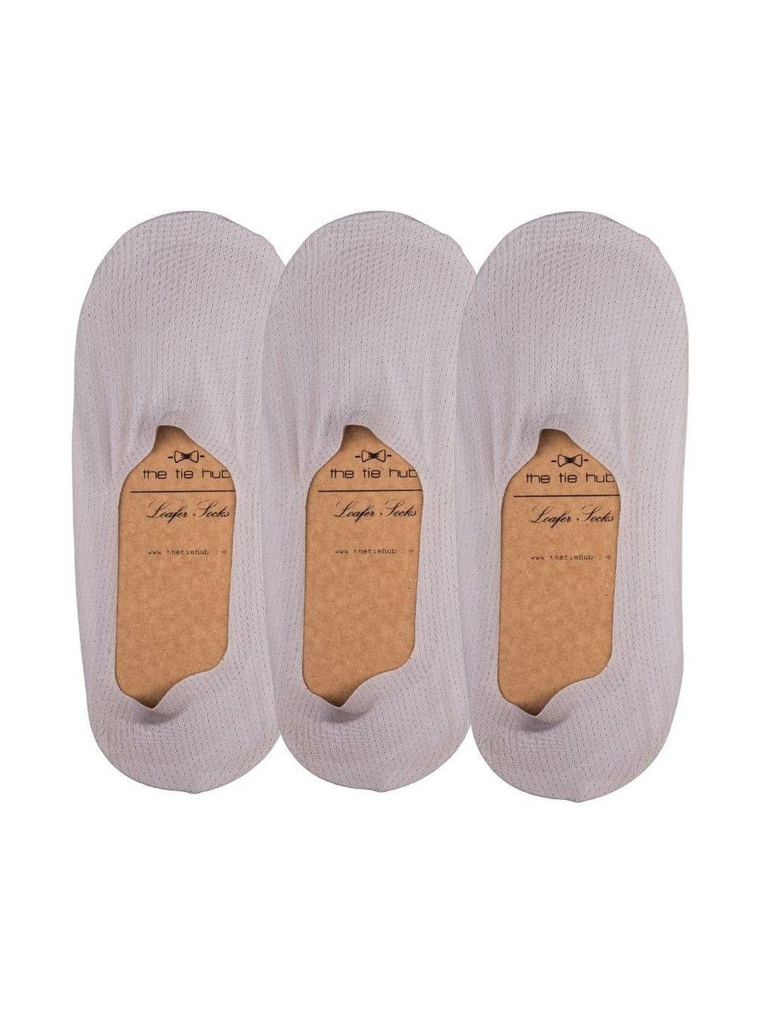 The Tie Hub Men Pack Of 3 Cotton Ankle-Length Socks