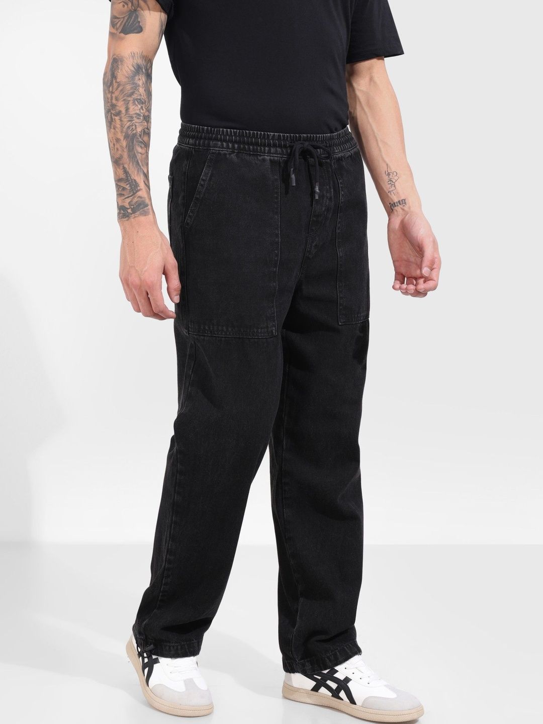 The Indian Garage Co Men Relaxed Fit Mid-Rise Light Fade Jeans