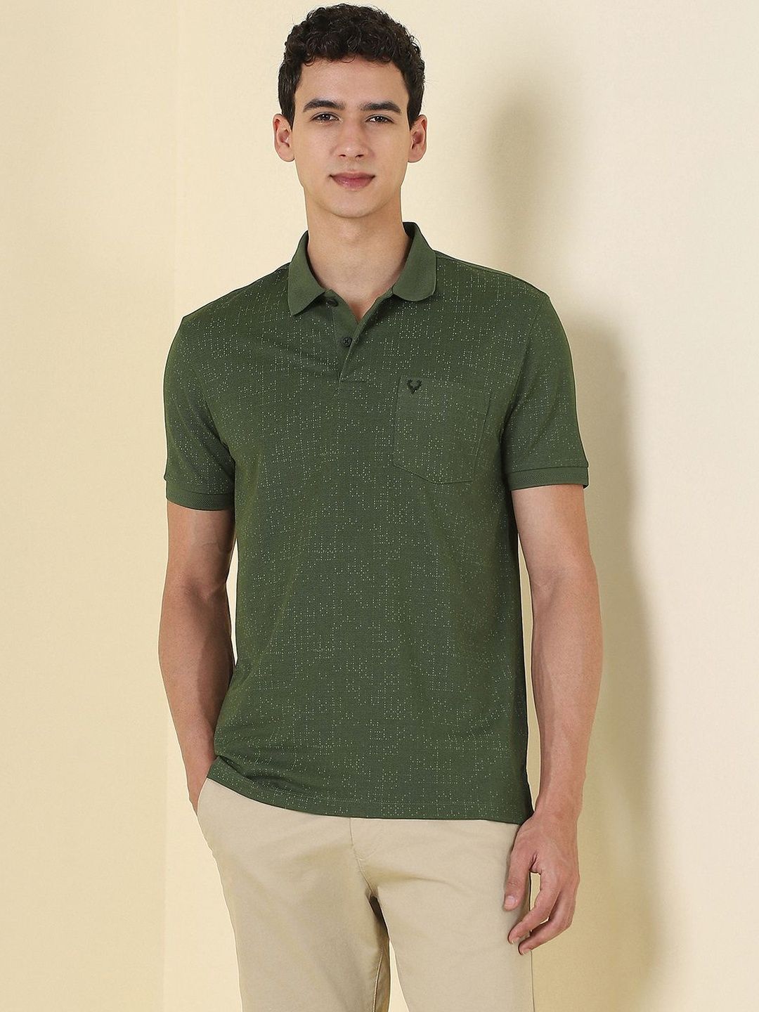 Allen Solly Men Polo Collar Pockets T-shirt