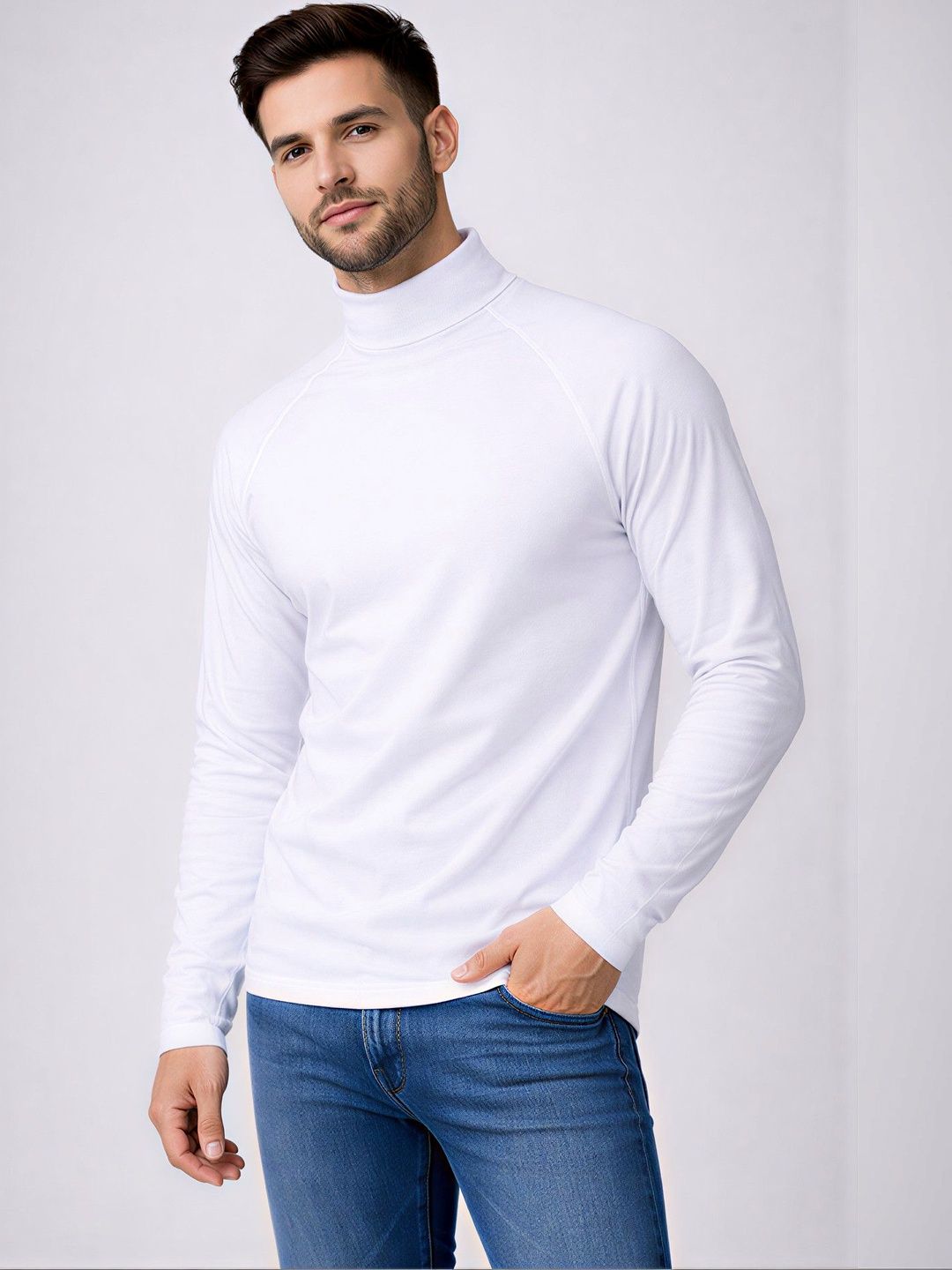 The Roadster Lifestyle Co High Neck T-Shirt