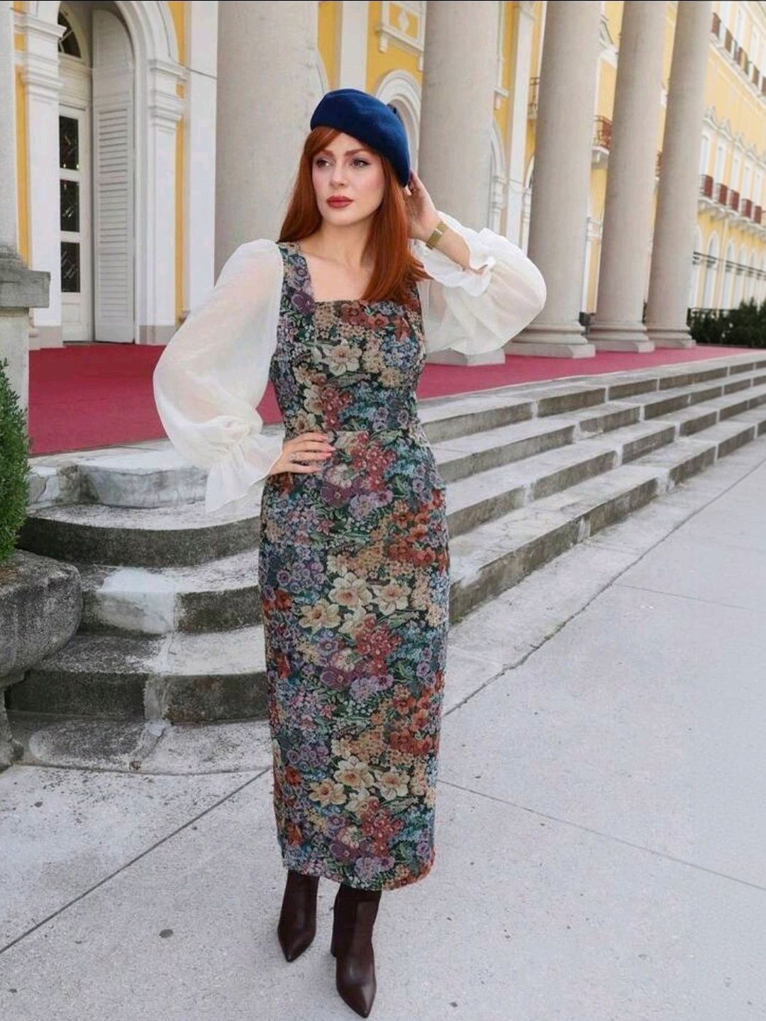 winter dress for women myntra Buy CREATIVE LINE Women Self Design Fit & Flare Knee Length Winter Dress - Dresses for Women 31423968