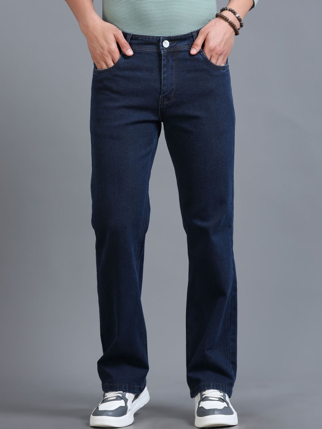 Kolor Fusion Men Smart Bootcut Mid-Rise Stretchable Jeans