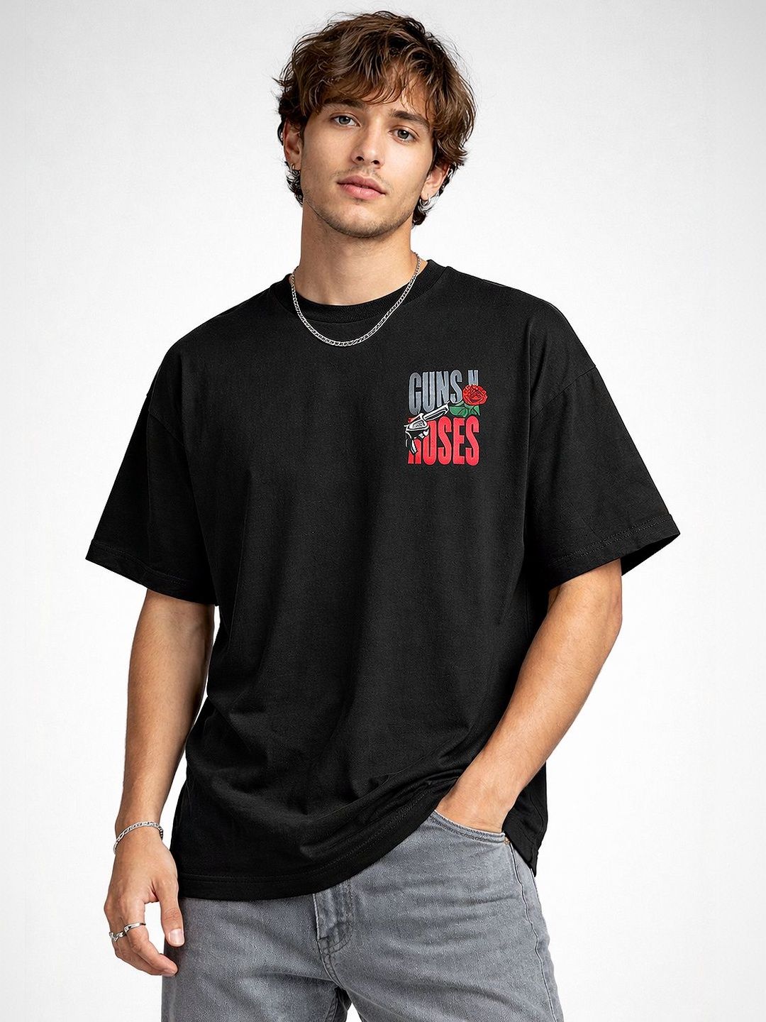 SZN Guns N' Roses Graphic Oversized T-shirt