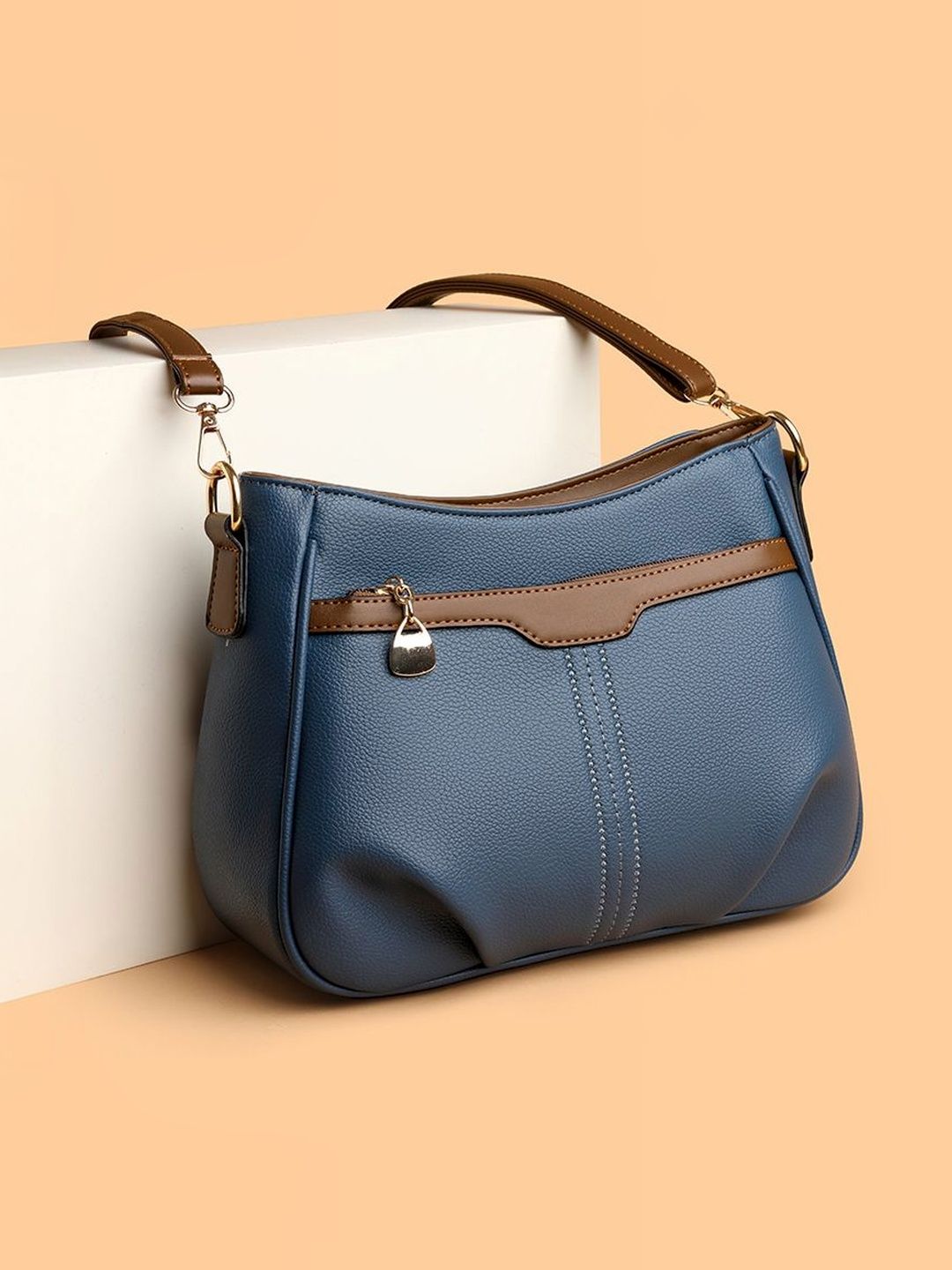 CORSICA Textured PU Handheld Bag