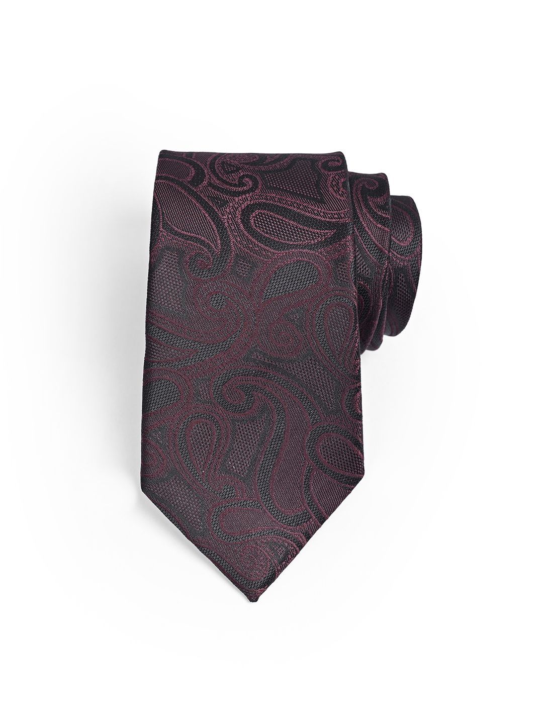 Cazzano Men Woven Design Skinny Tie