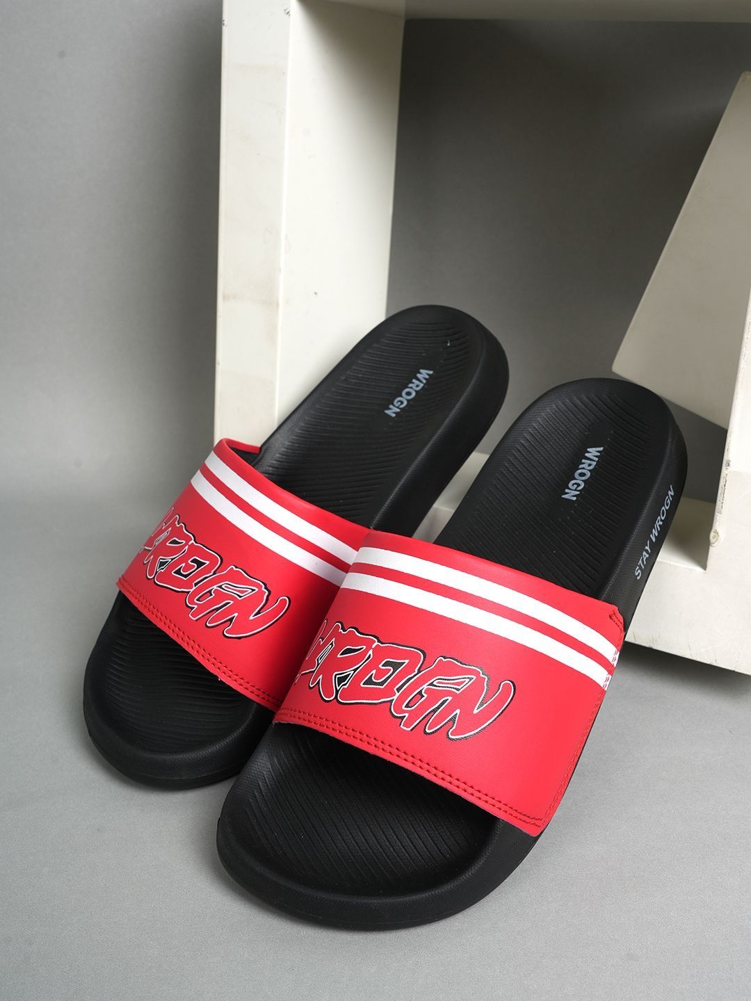 WROGN Men Printed Sliders