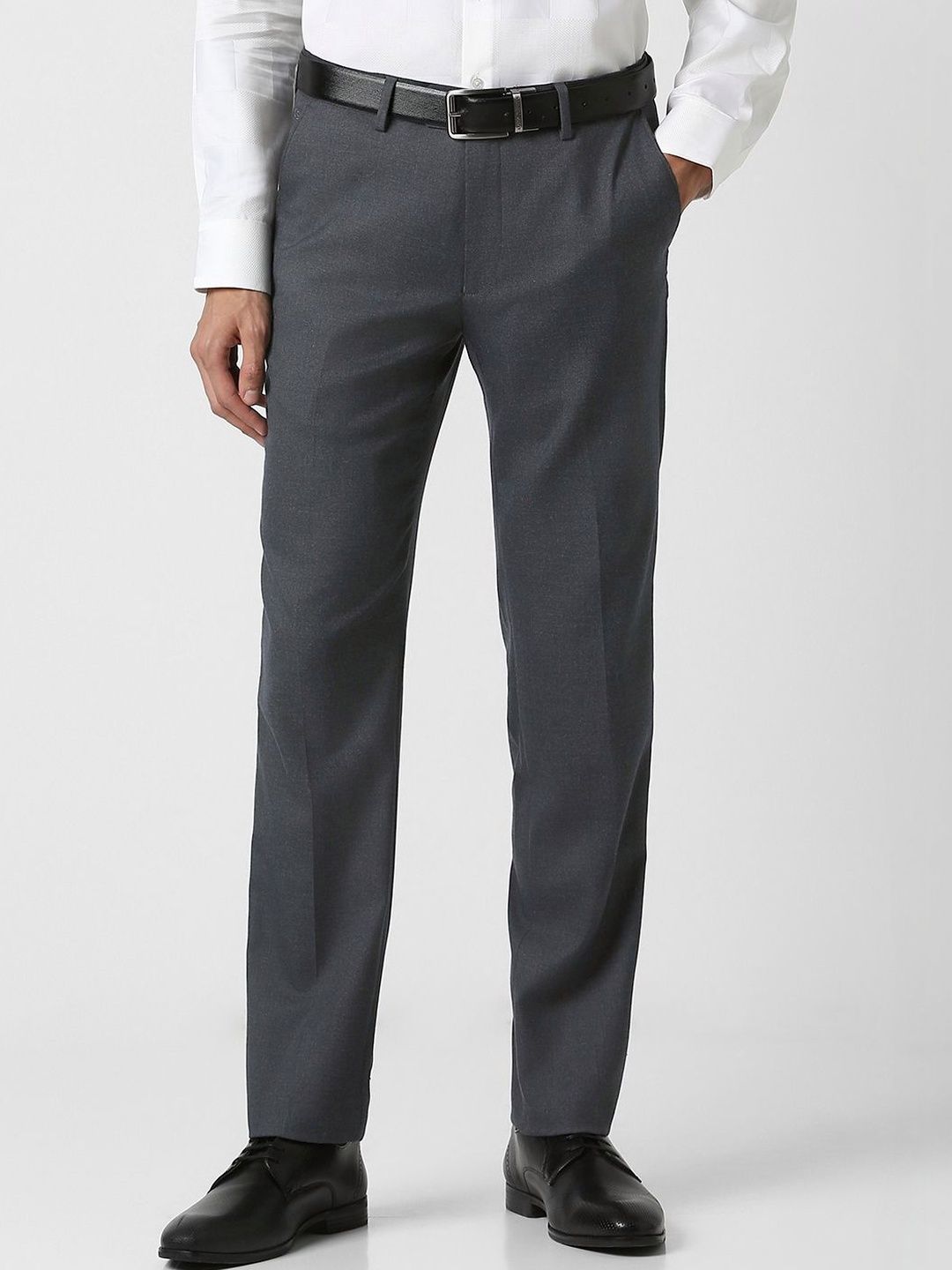 Peter England Men Slim Fit Trousers