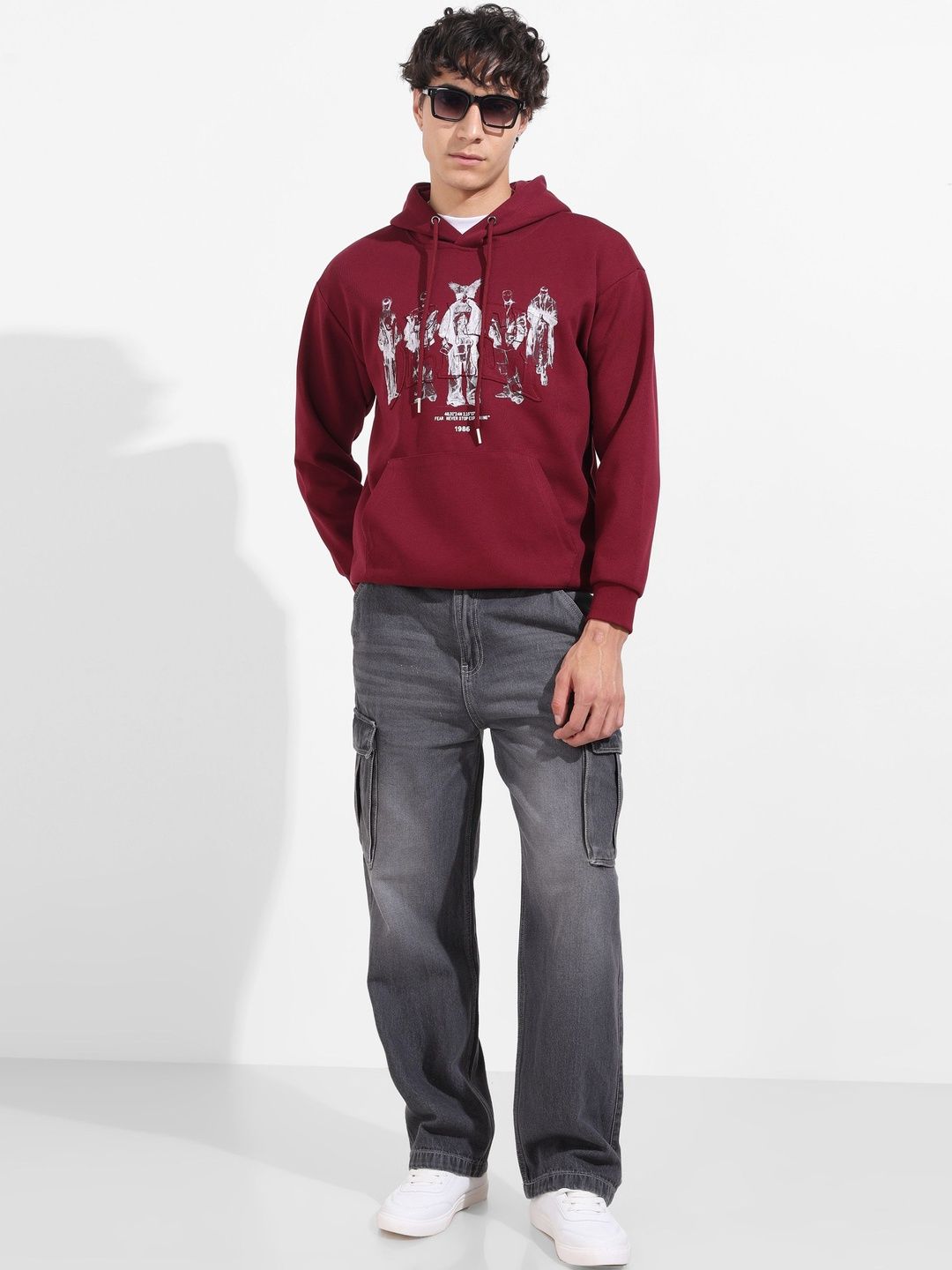 The Indian Garage Co Men Relaxed Fit Mid-Rise Light Fade Jeans