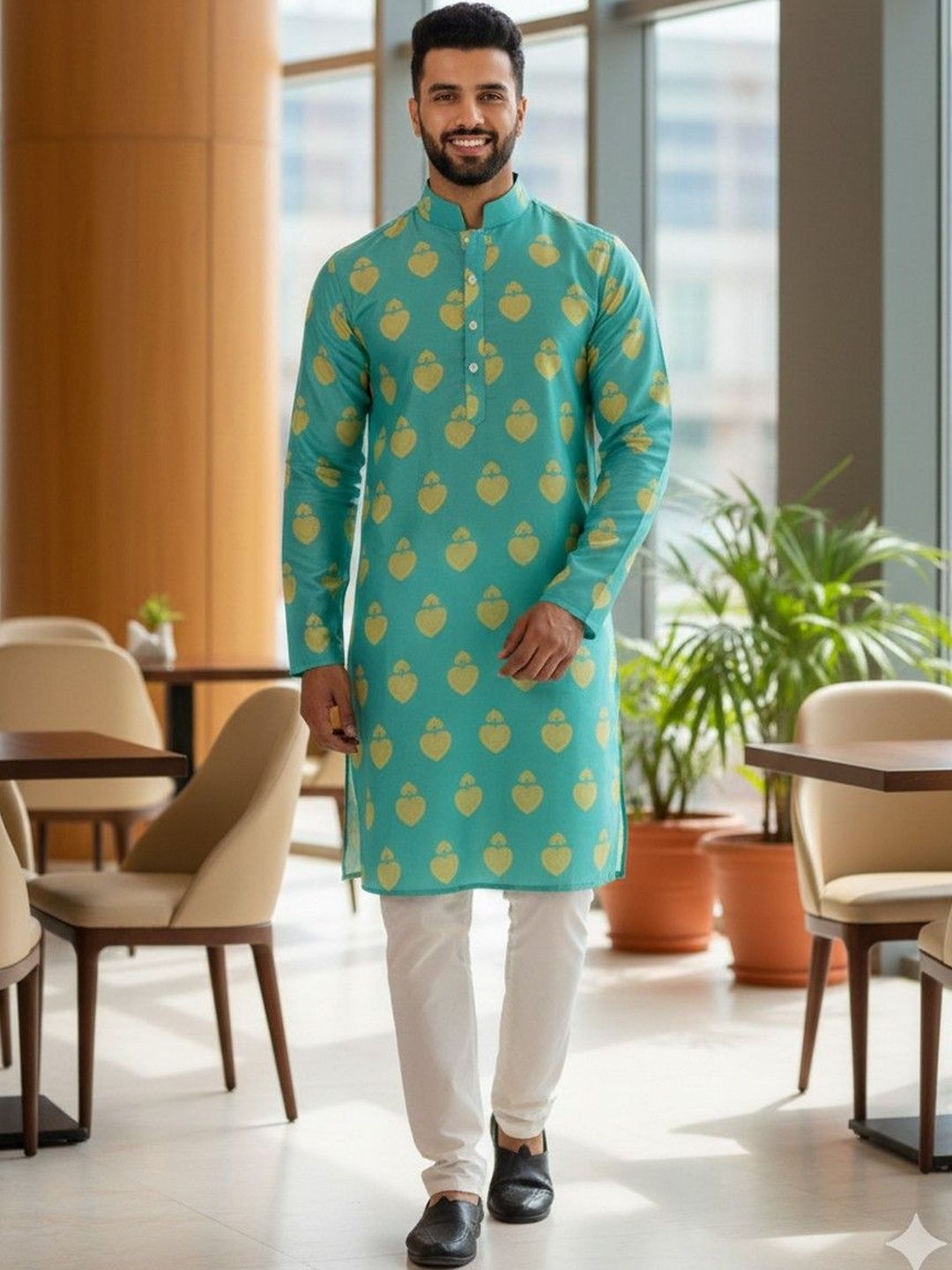 JANOI Men Printed Kurta